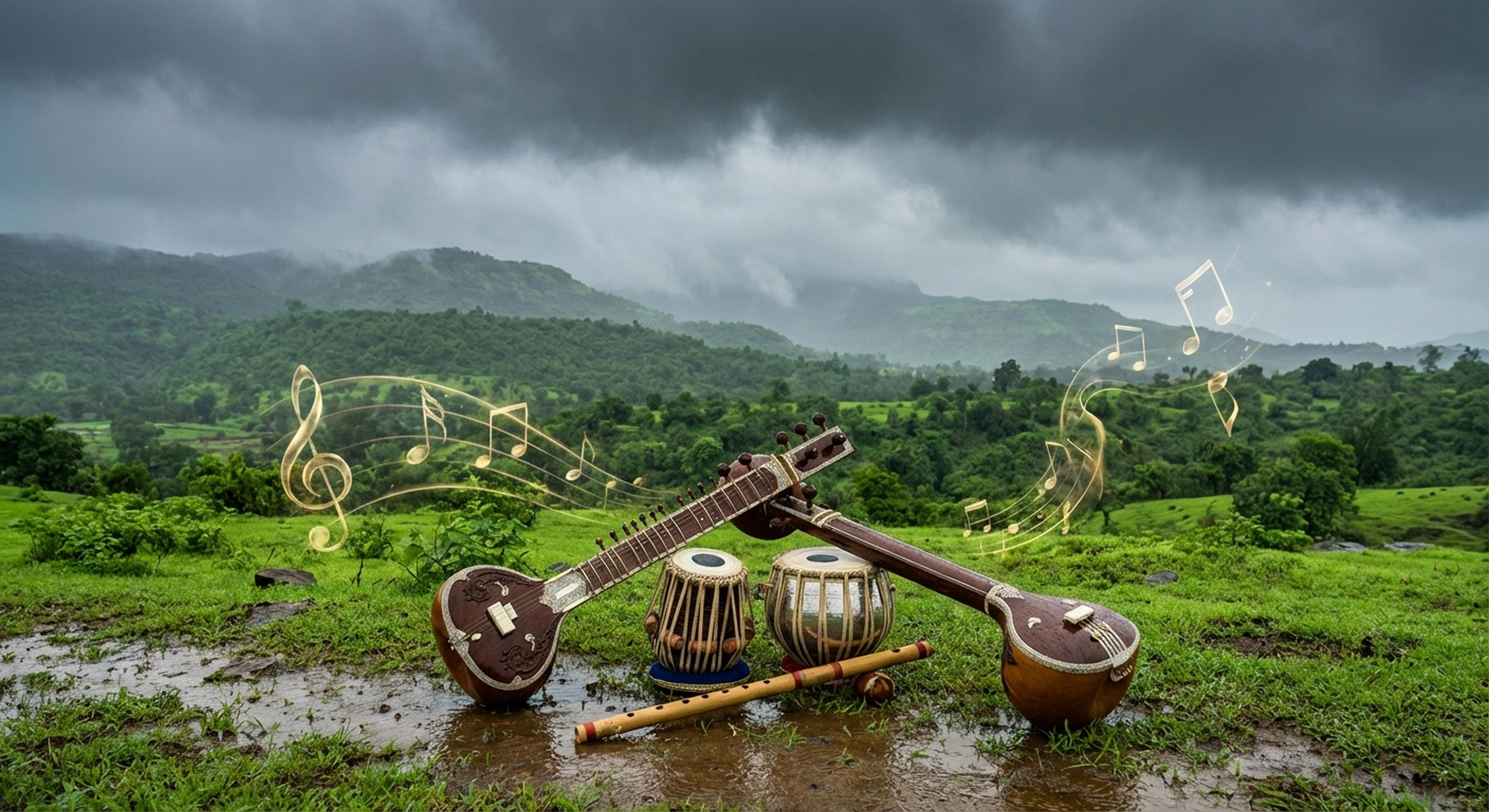 Monsoon Melodies! Exploring Monsoon Ragas in Hindustani Classical Music