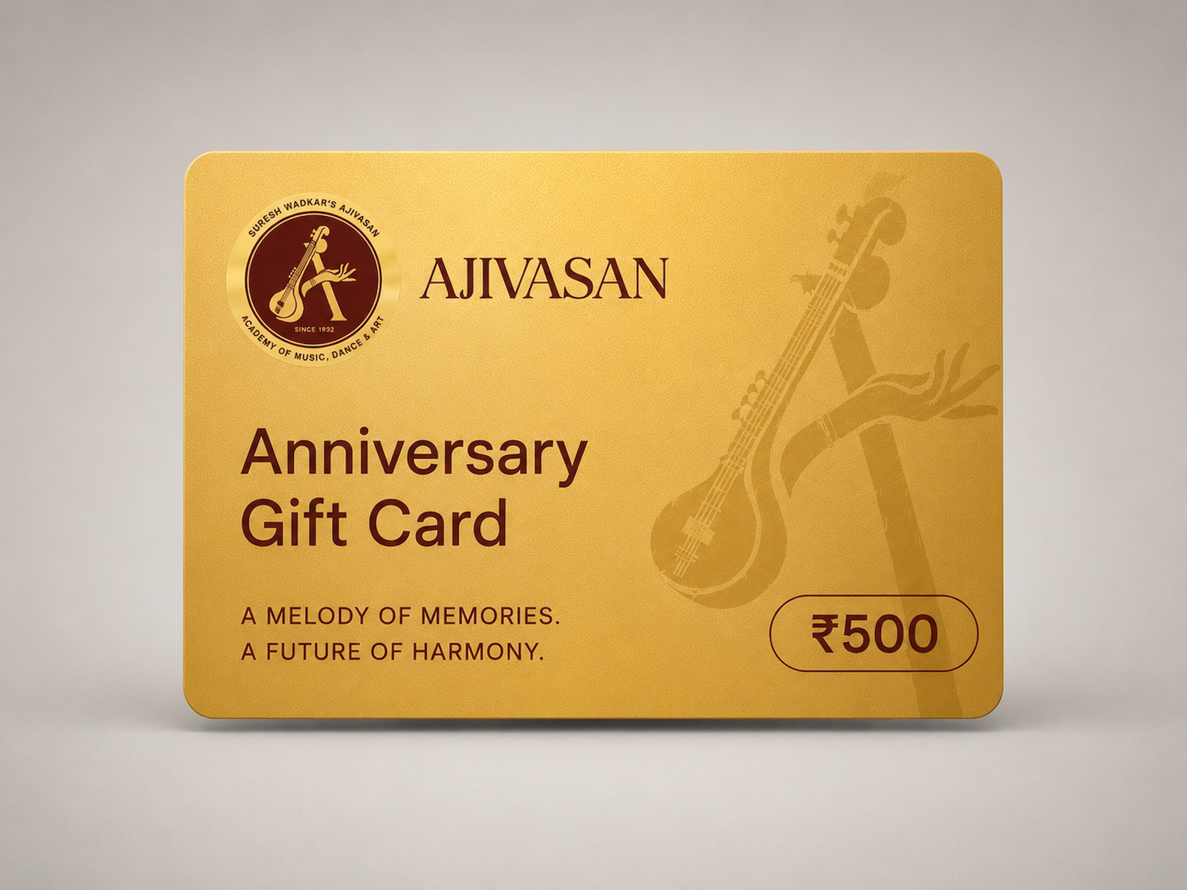 Anniversary Gift Card