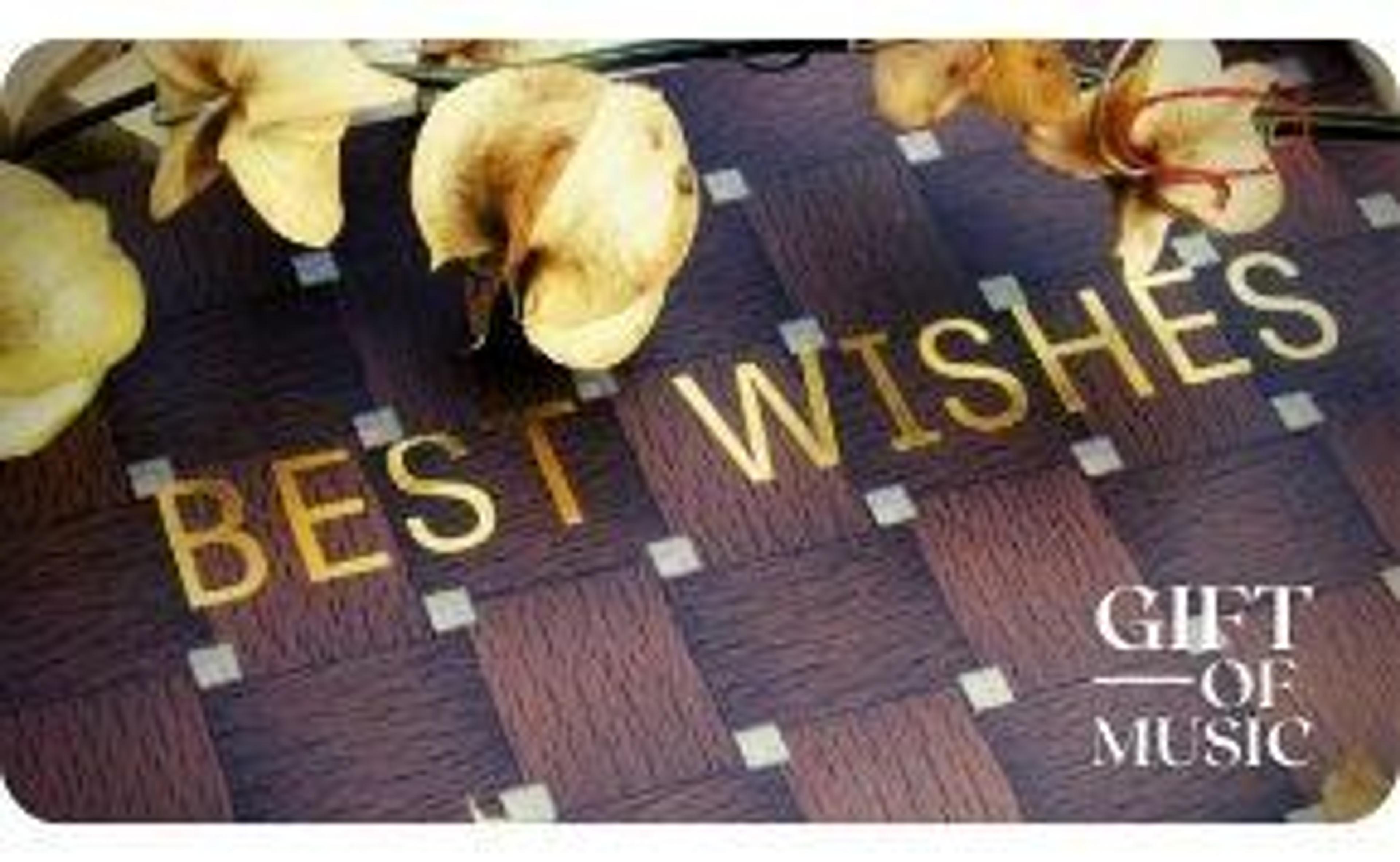Best Wishes Gift Card