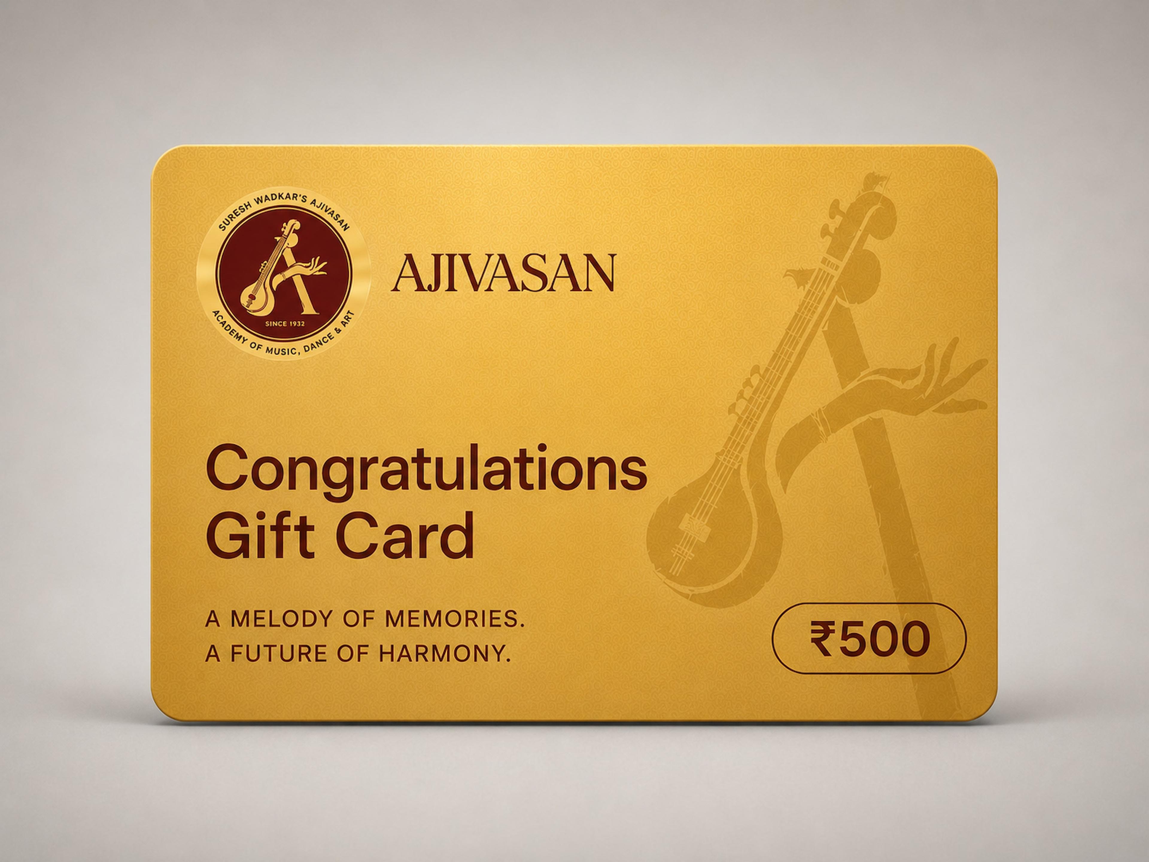 Congratulations Gift Card