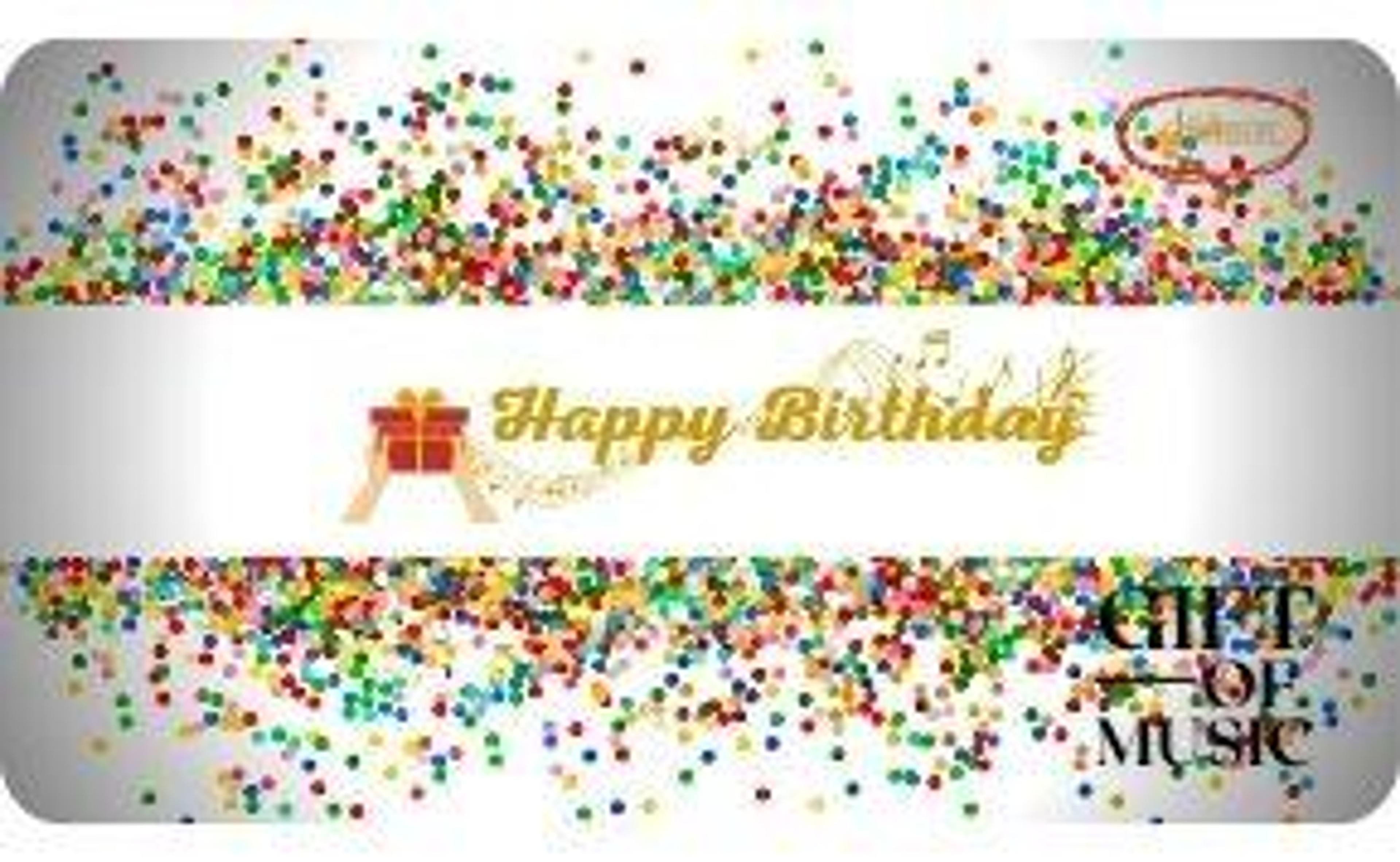 Happy Birthday | Ajivasan Gift Card | Gift of Music