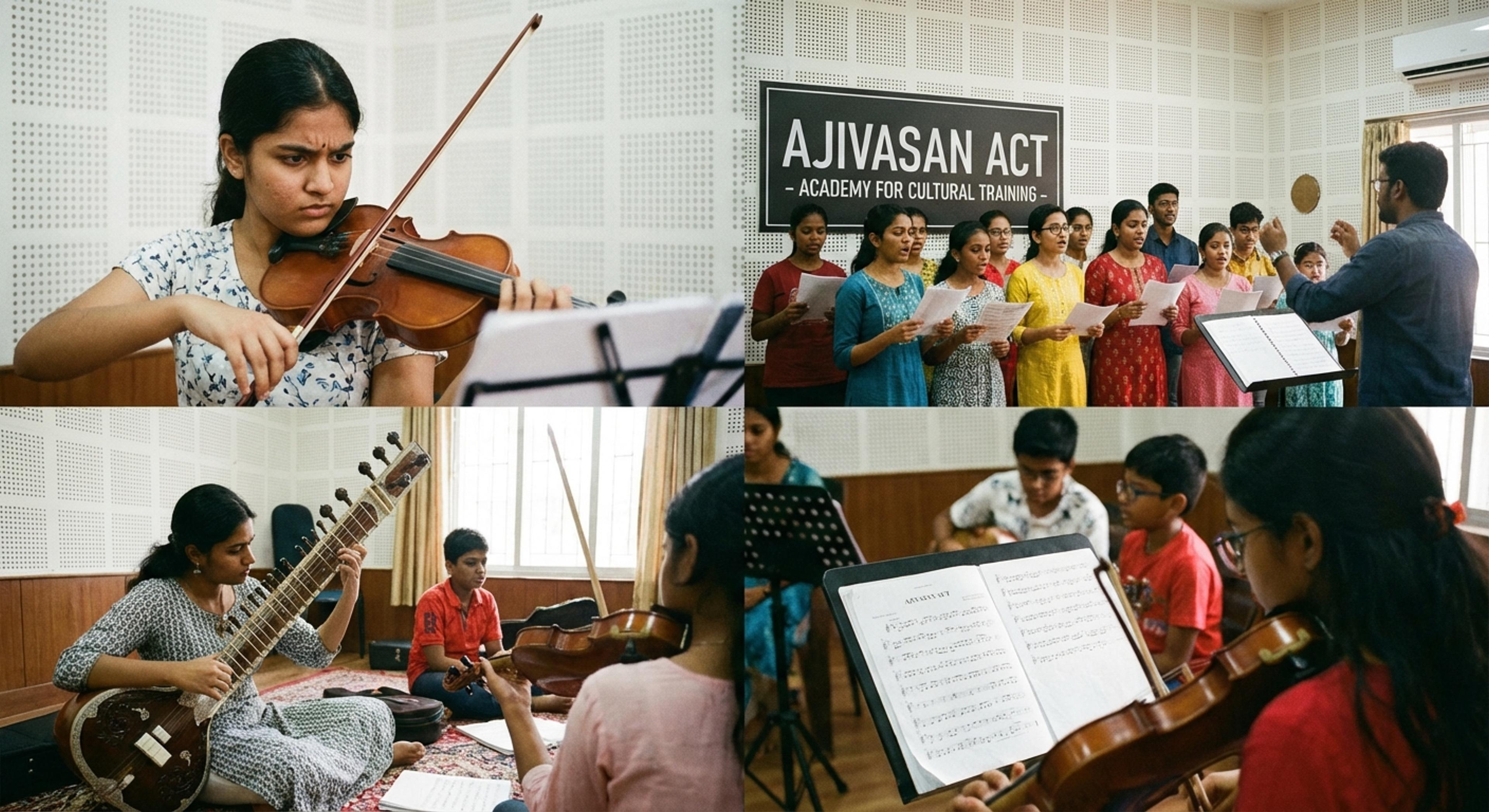 Students in intensive training session