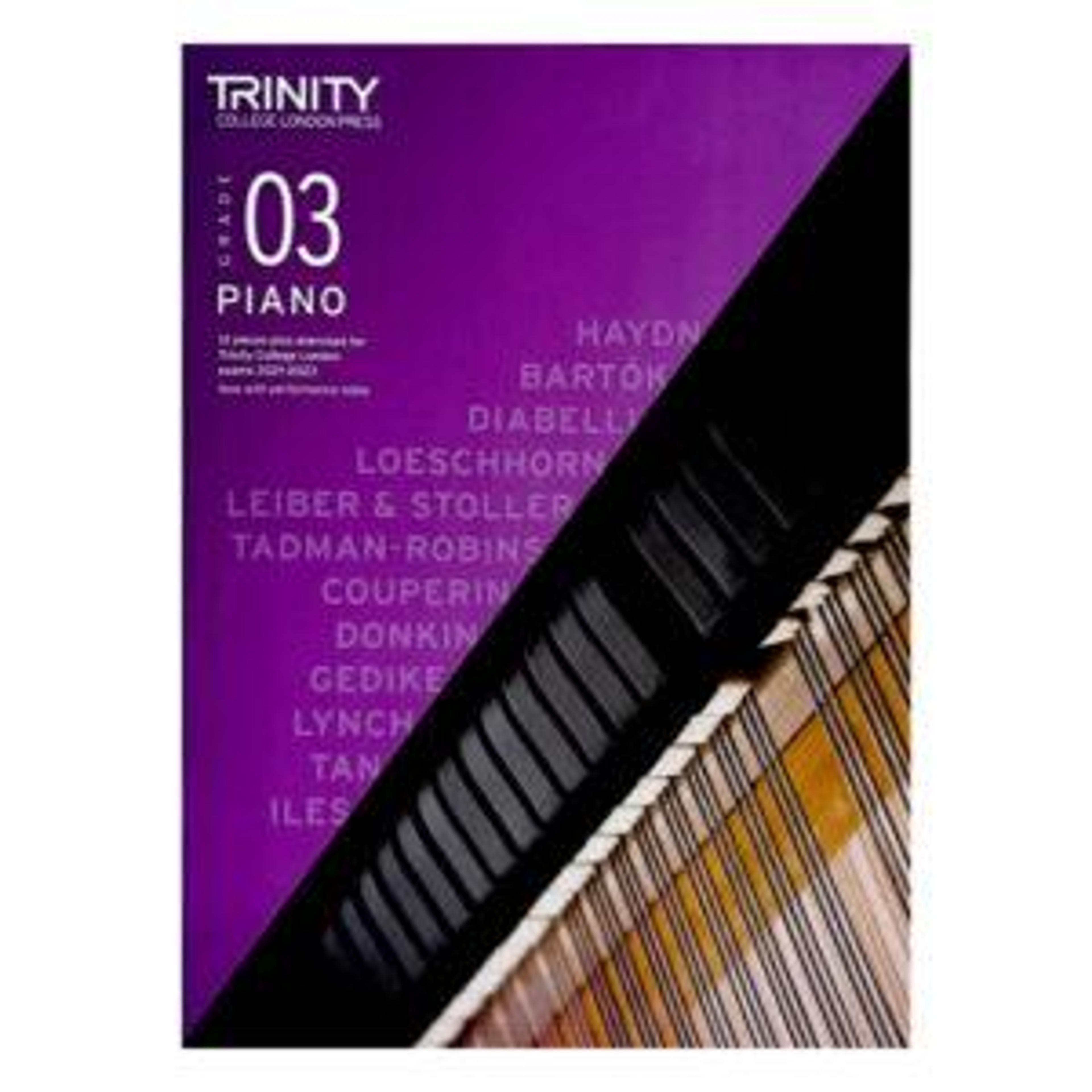 Trinity College Piano Examination Pieces – Grade 3