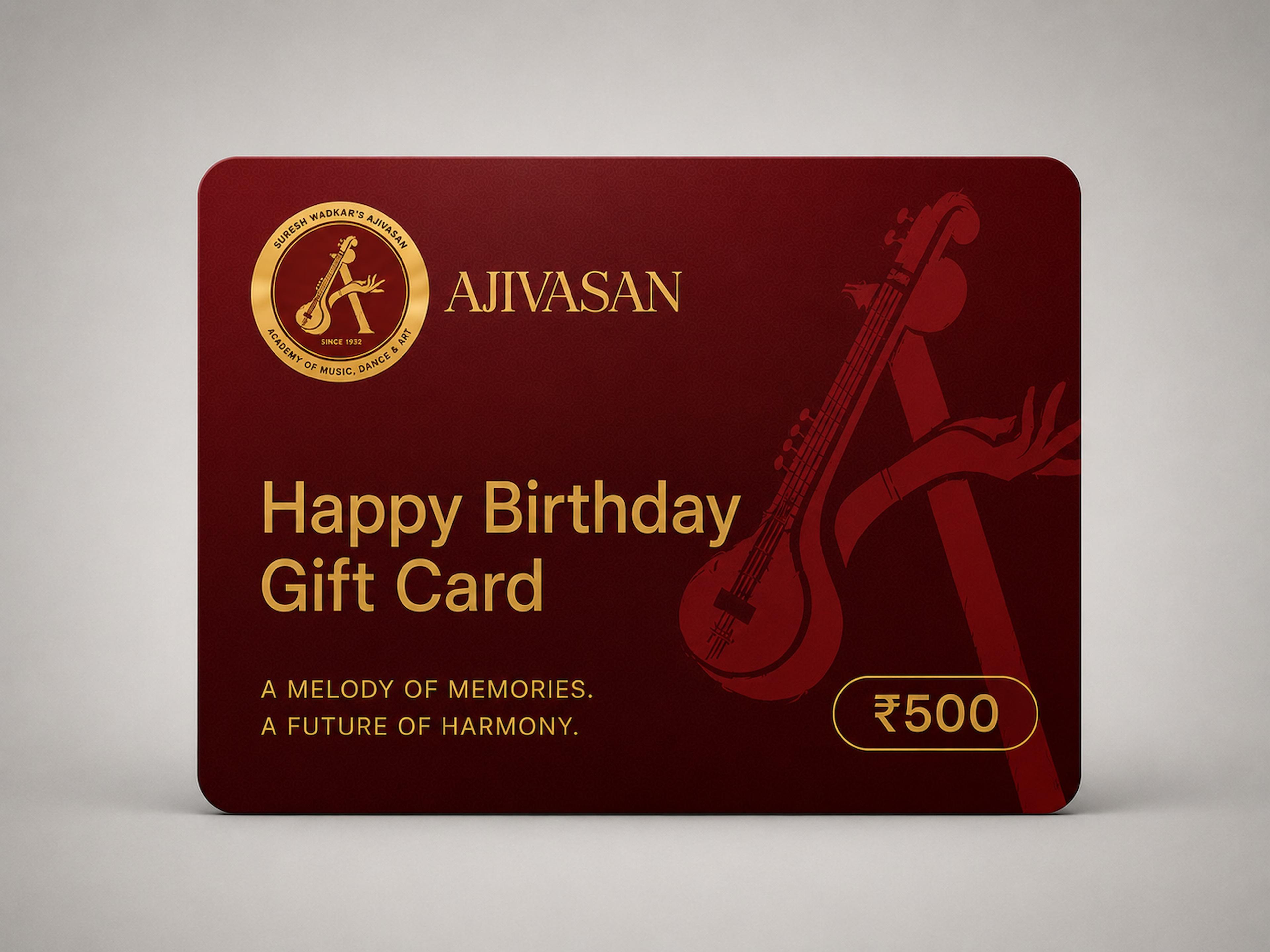 Happy Birthday Gift Card
