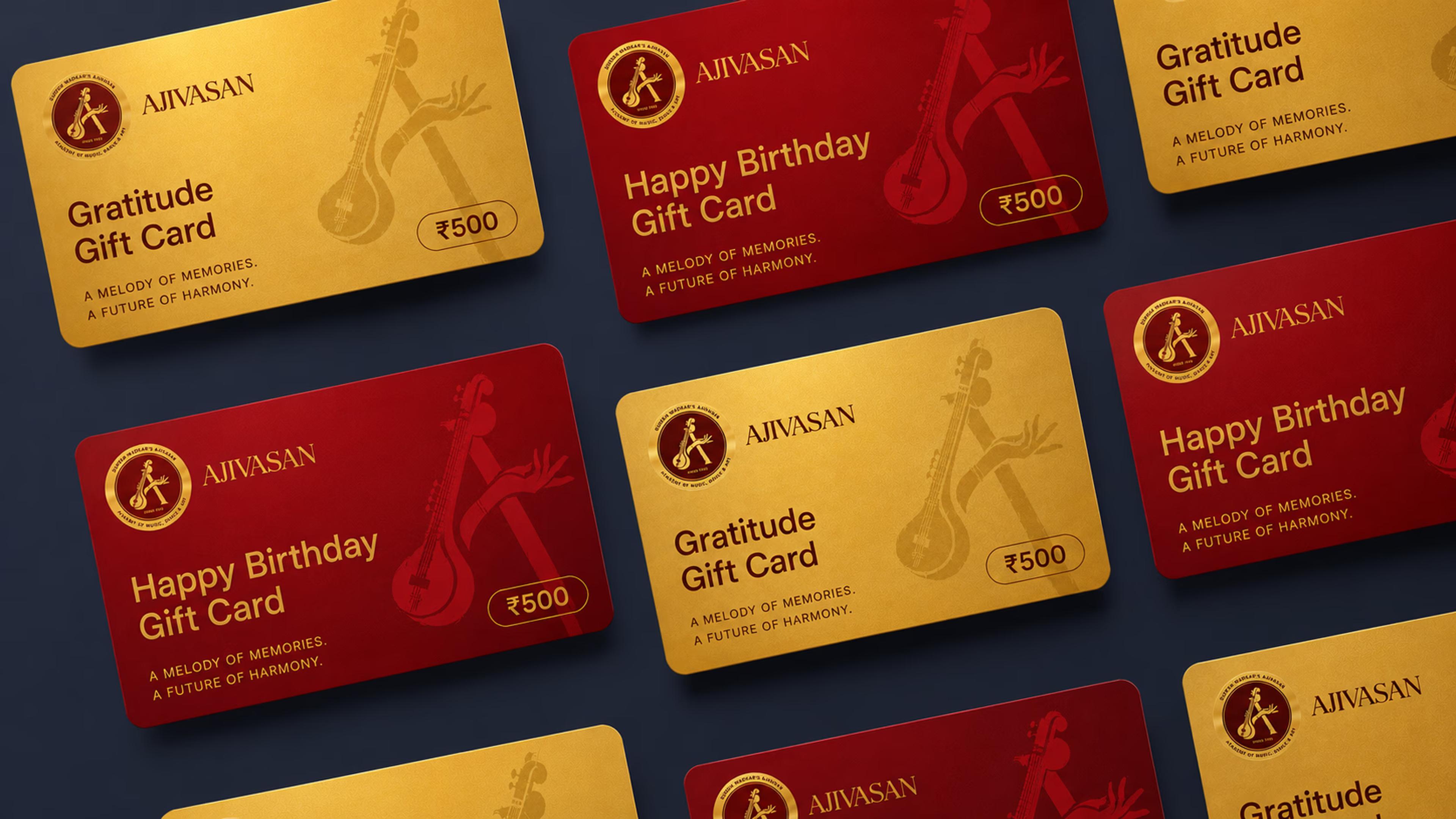 Customise your Gift Card