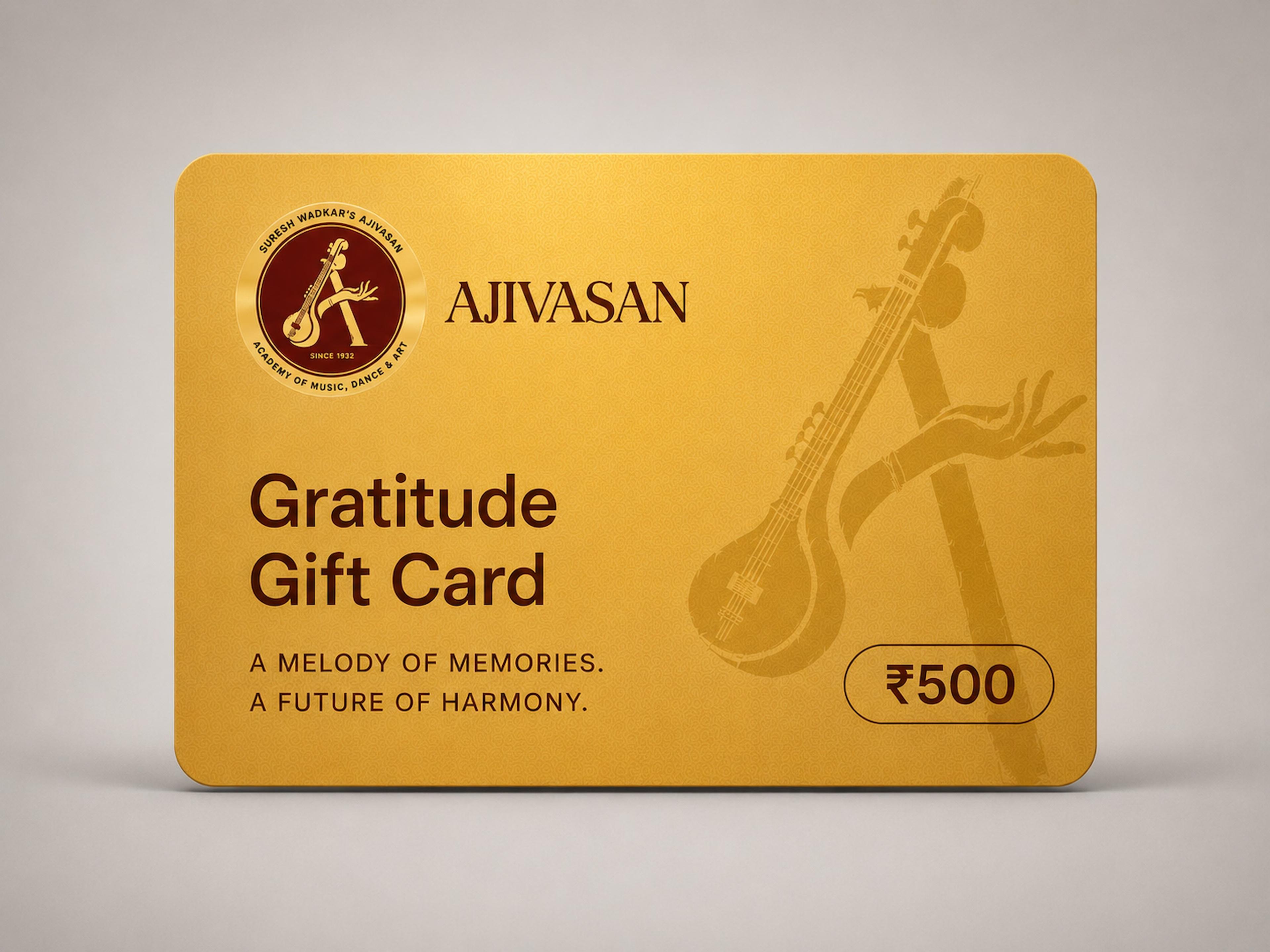 Gratitude Gift Card