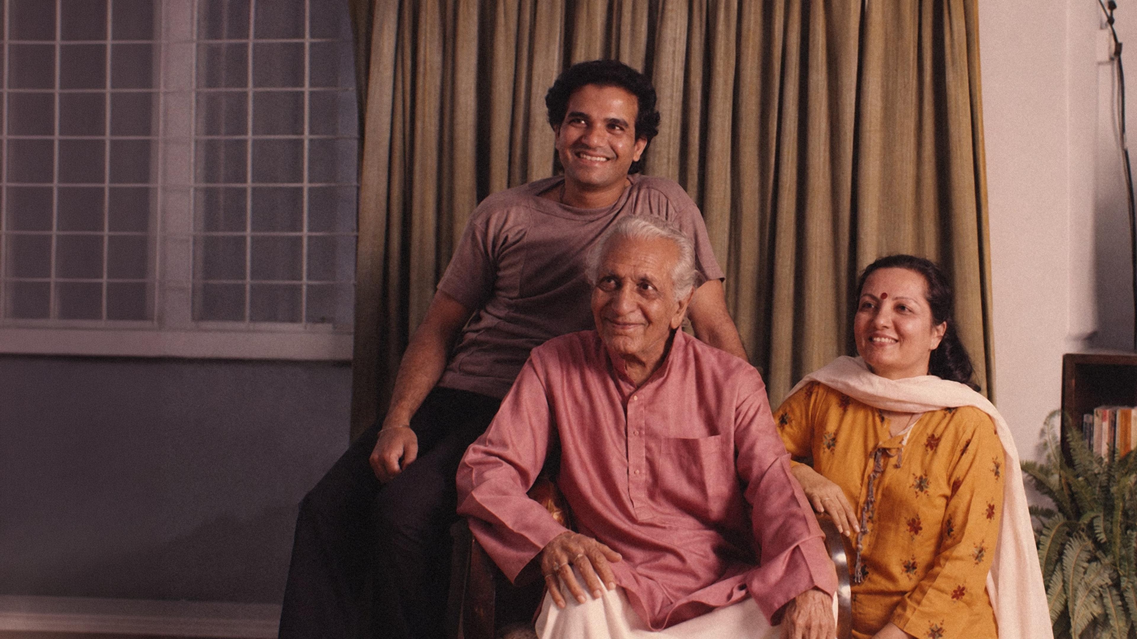 Guruji with sureshji and didi