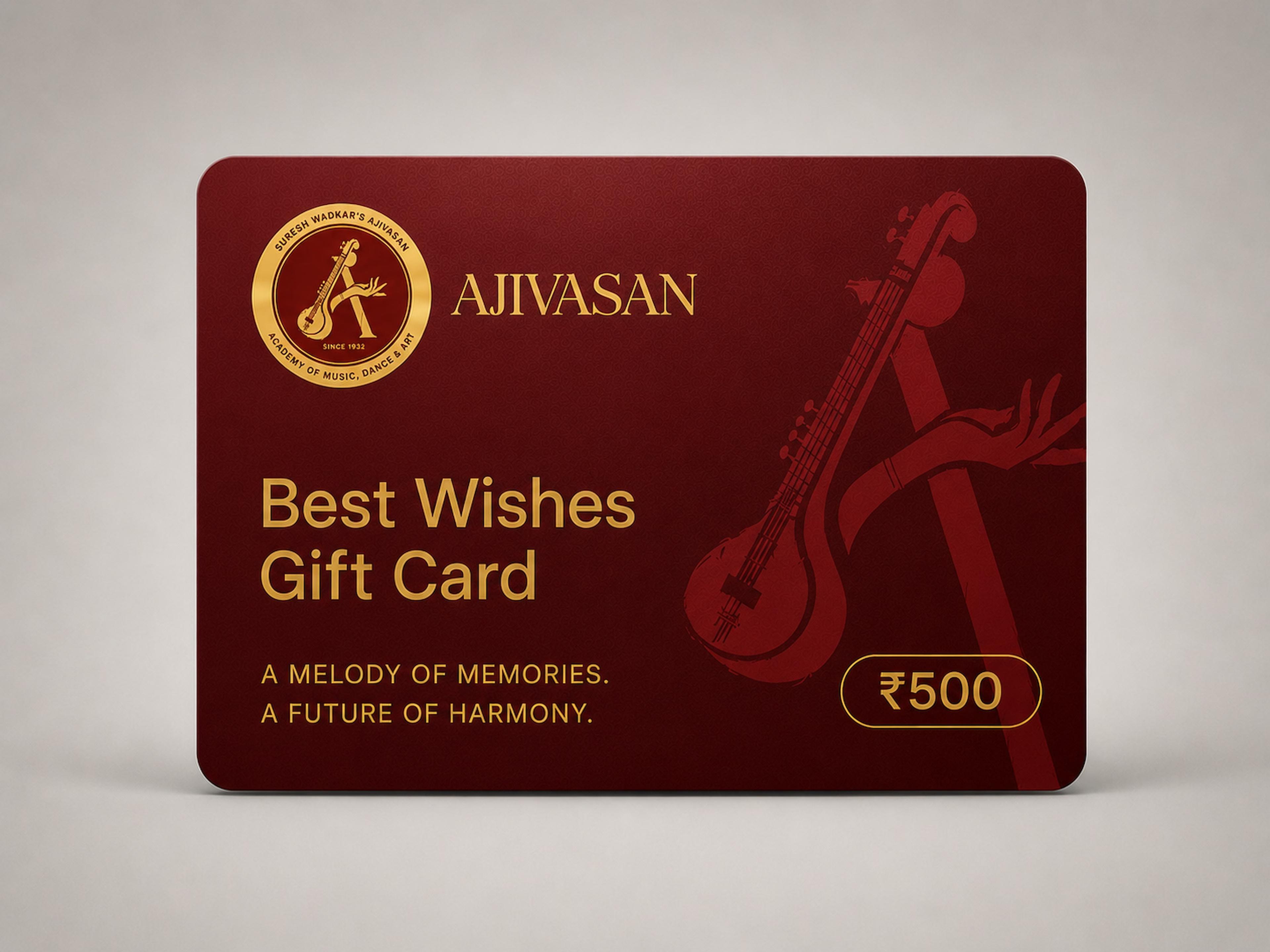Best Wishes Gift Card