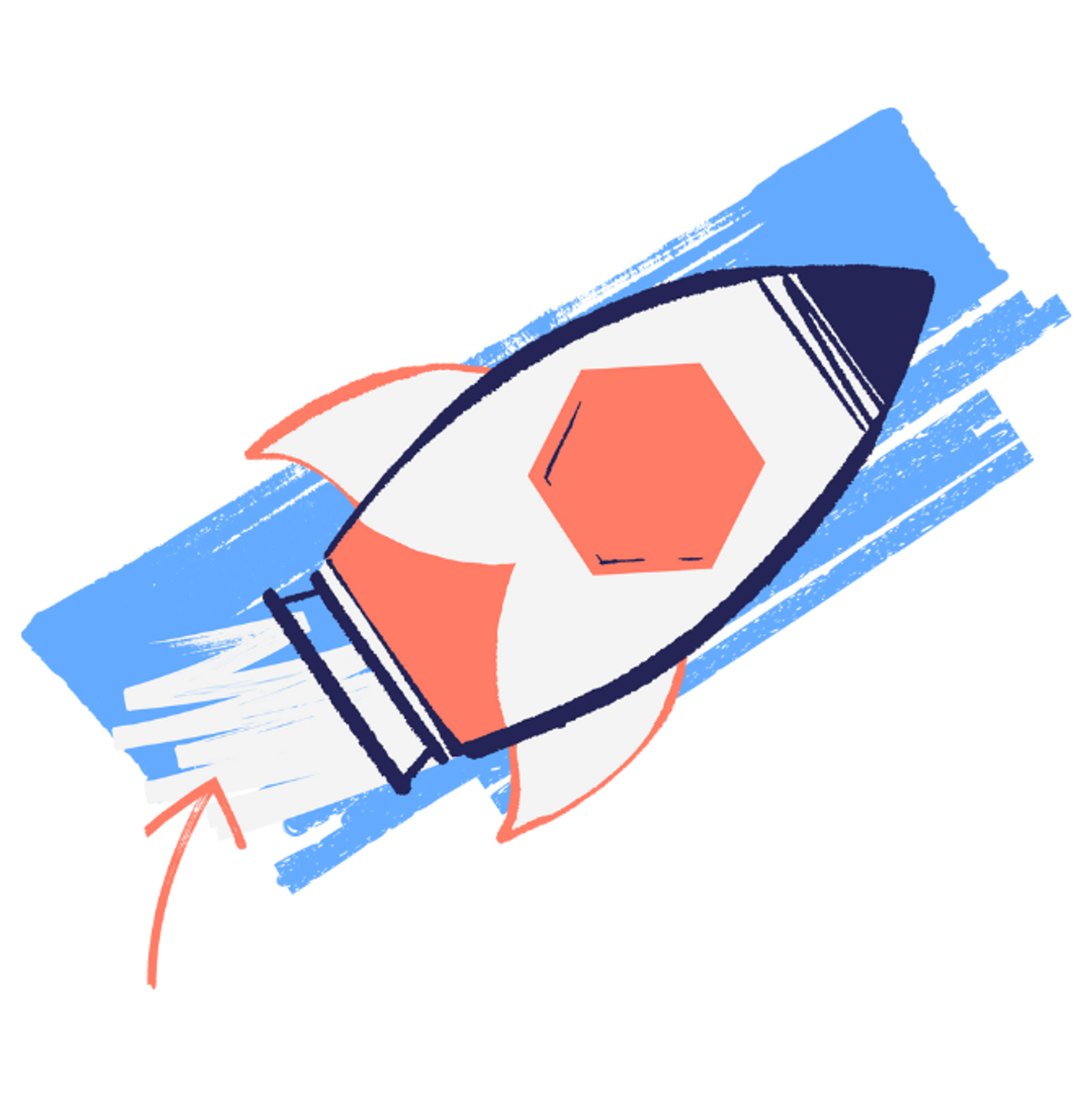 Rocket ship icon