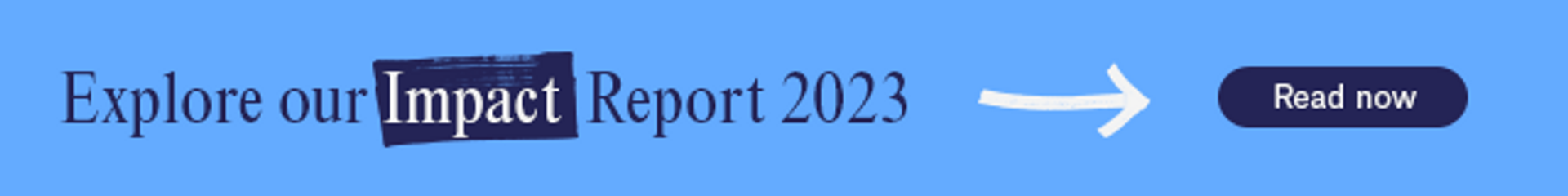 Text: "Explore our Impact Report 2023", with a "Read Now" button