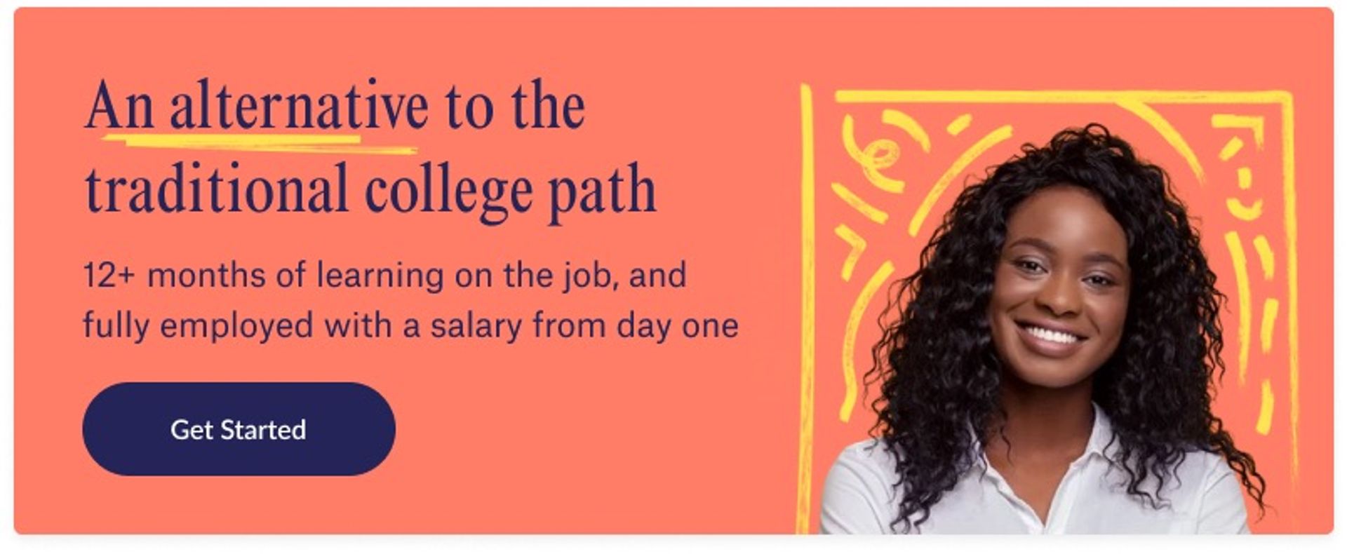 an alternative to the traditional college path orange cta