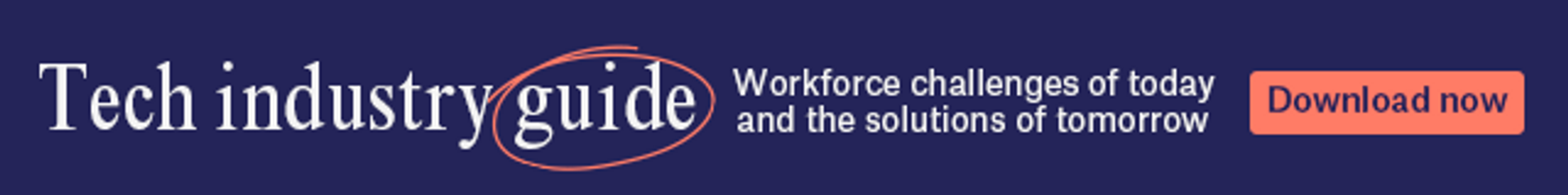 banner promoting a tech industry workforce guide