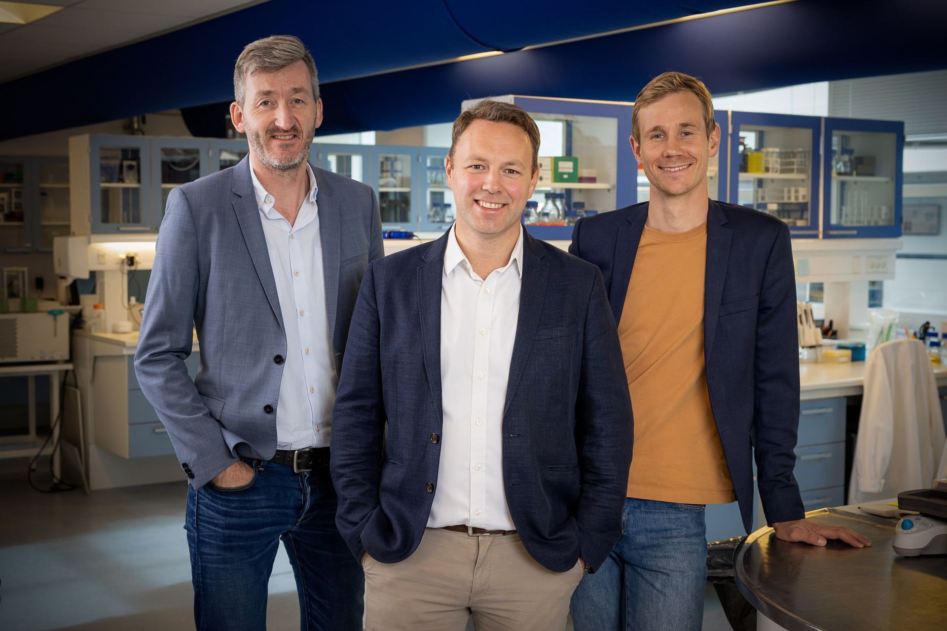 Biosyntia management team, Jochen Förster CTO, Martin Plambech CEO, Hans J. Genee CSO.
