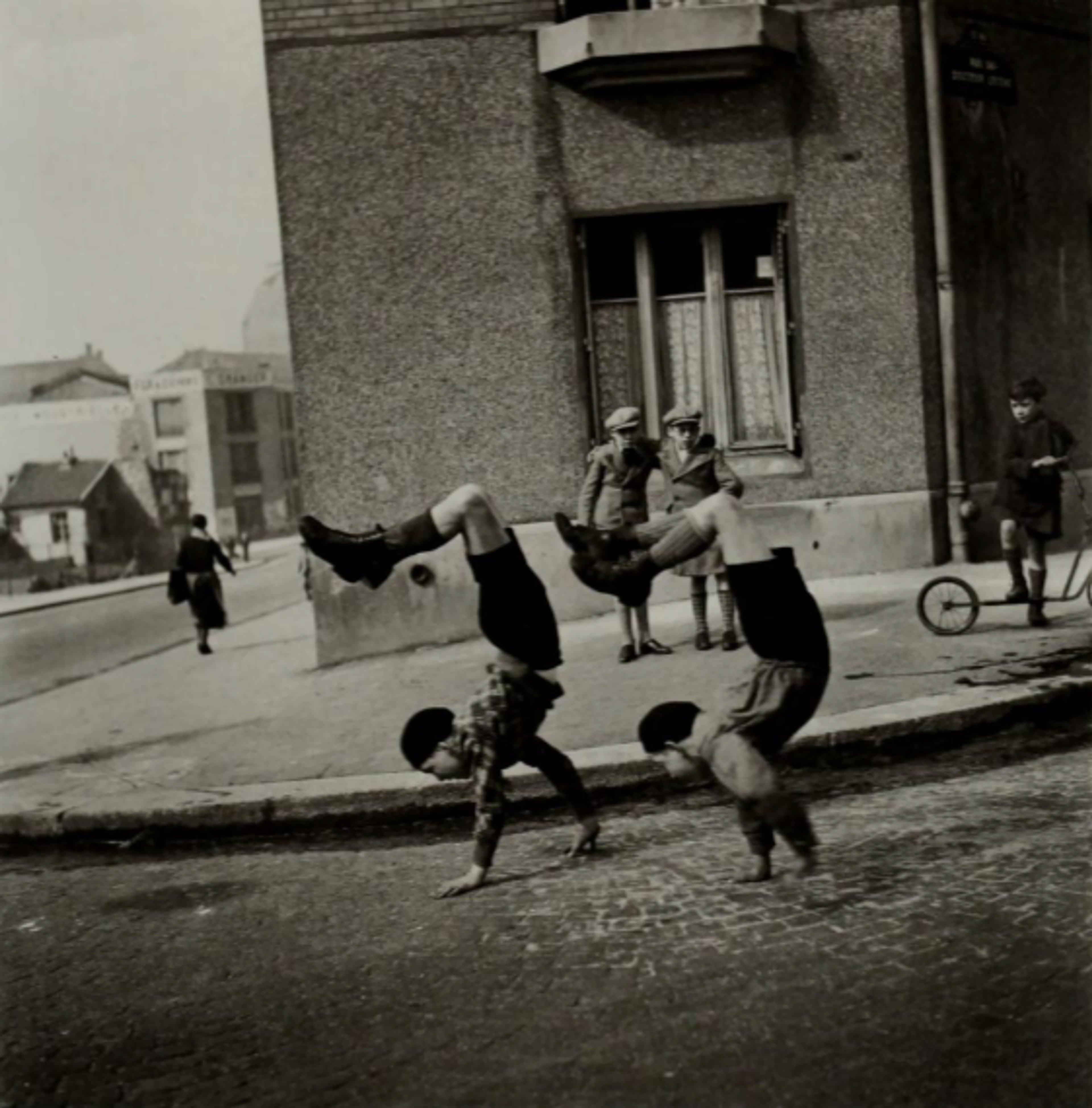 walking on hands