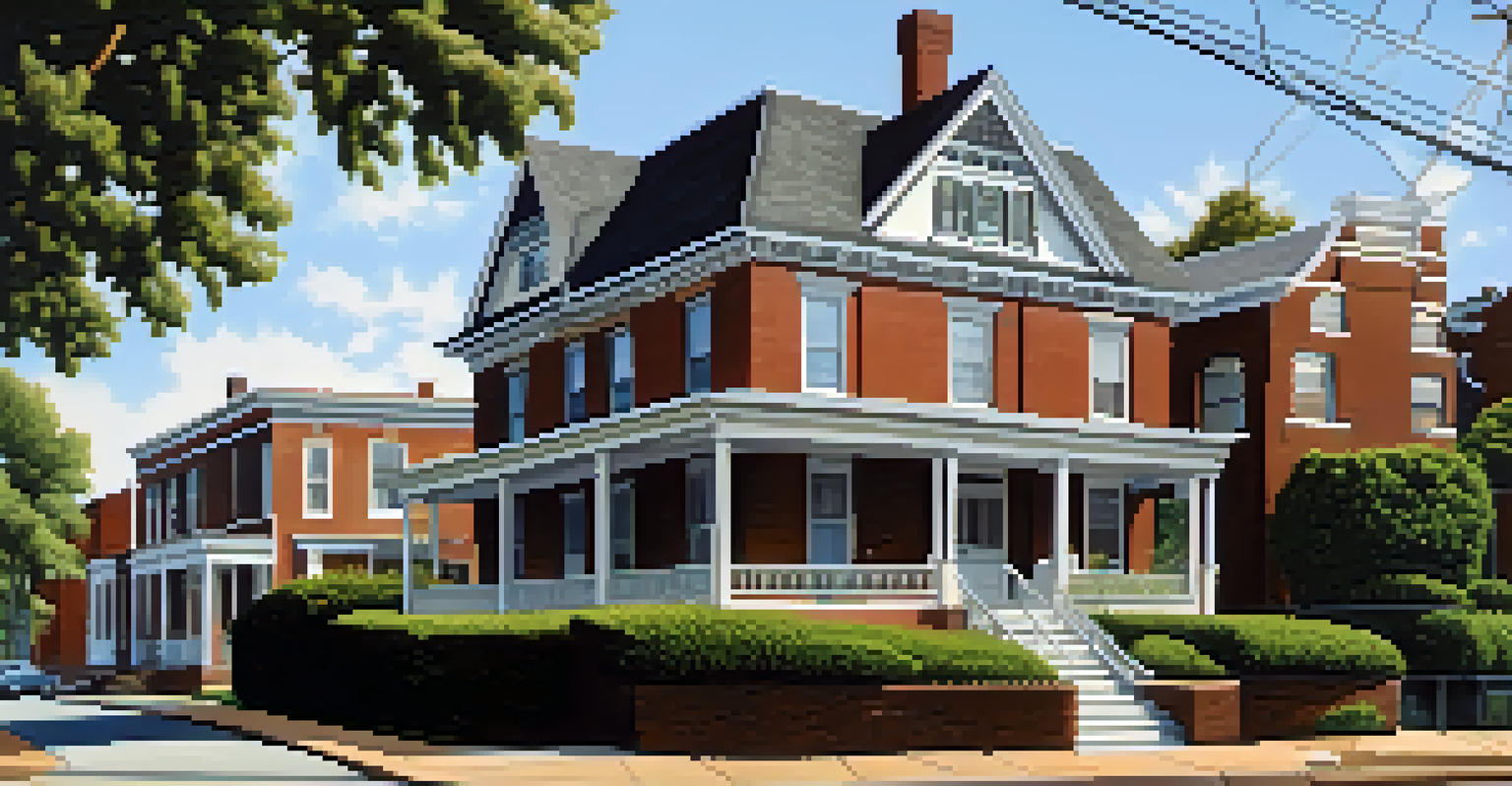 The historic home of Martin Luther King Jr. in Atlanta, surrounded by trees and a clear sky.