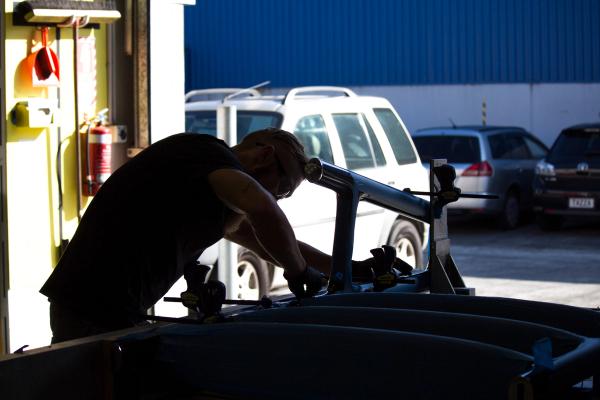 Photo of the interior of a boat
