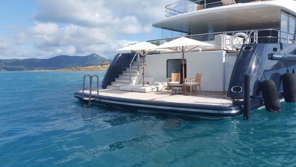 Photo of the interior of a boat