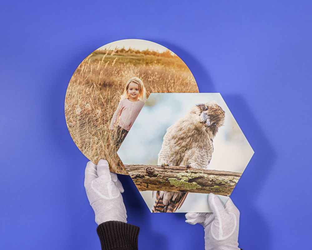 Alu-Dibond Wandbild in Sonderform