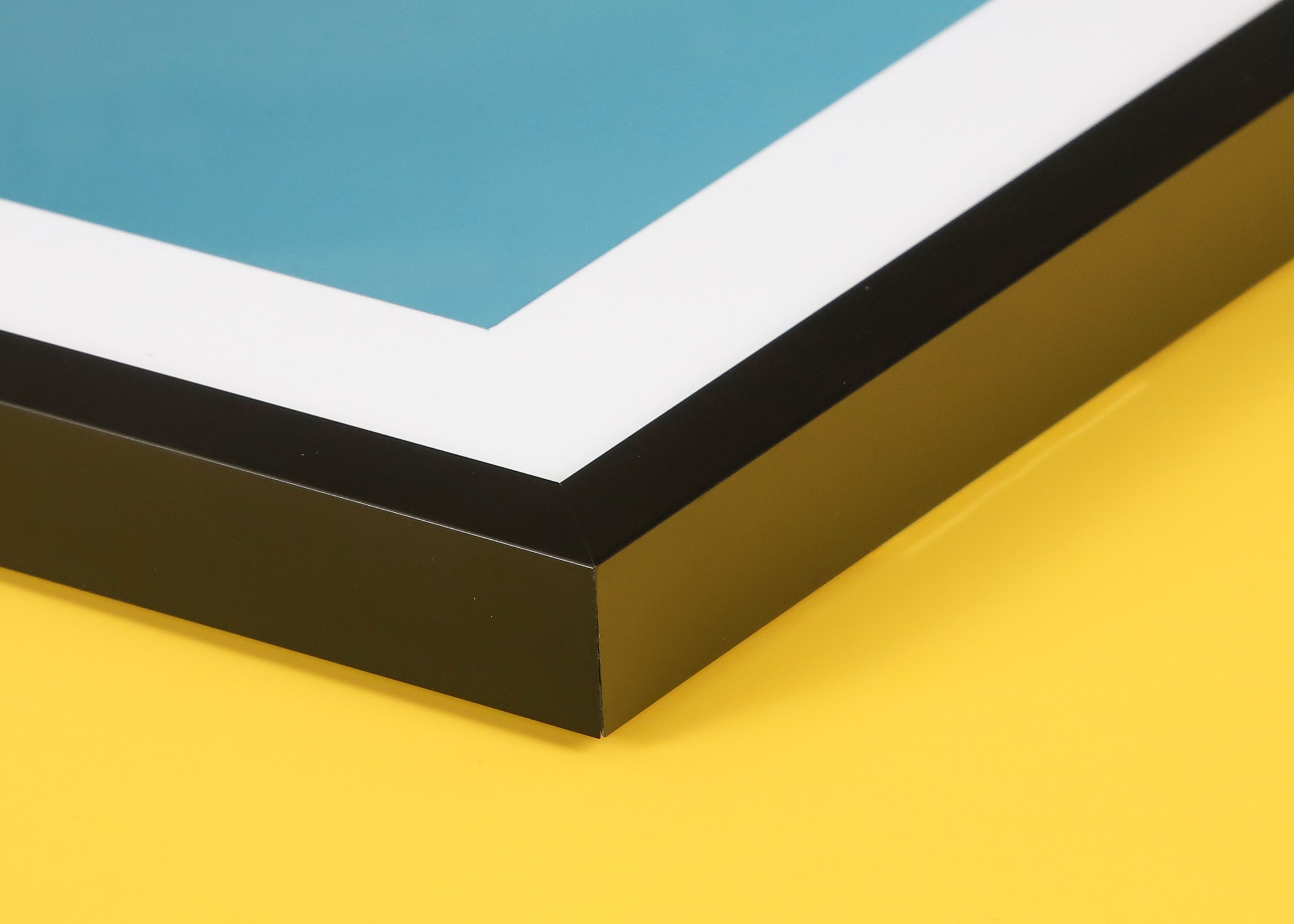 Fine-Art-Print im Rahmen – Eckansicht