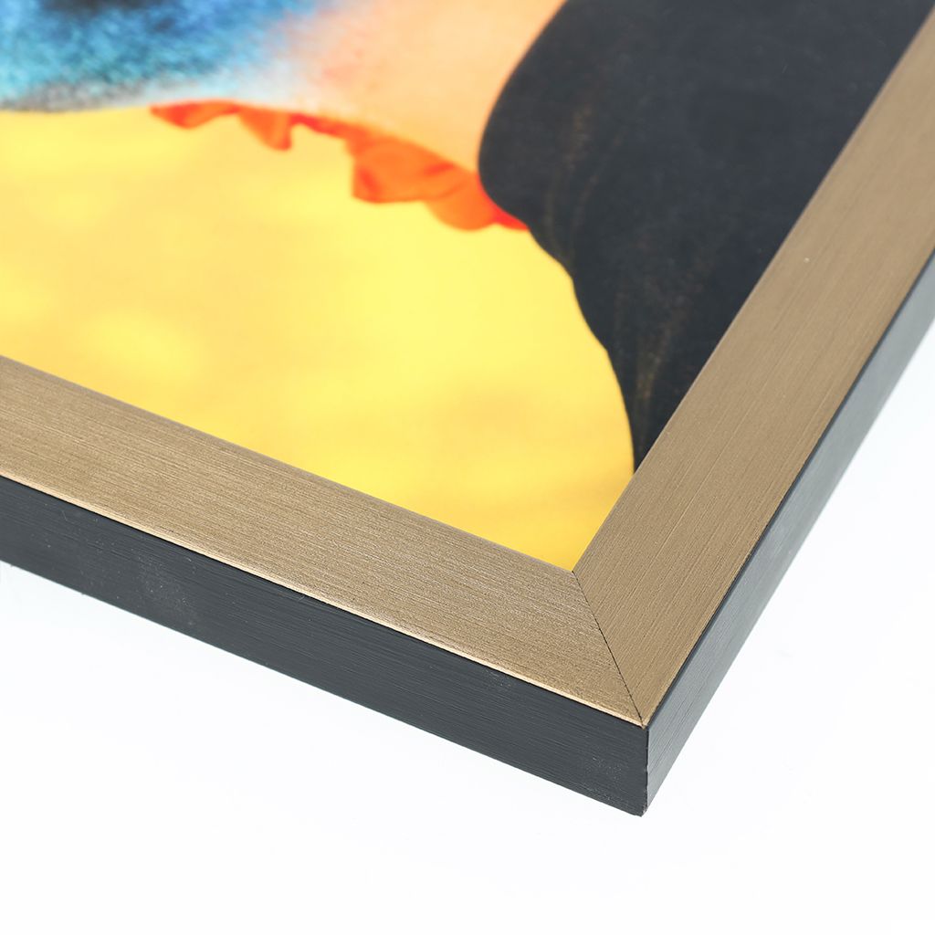 Foto im Rahmen ohne Passepartout