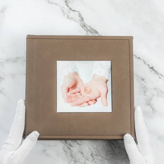 Luxuriöses Hochzeitsalbum mit Deluxe-Cover