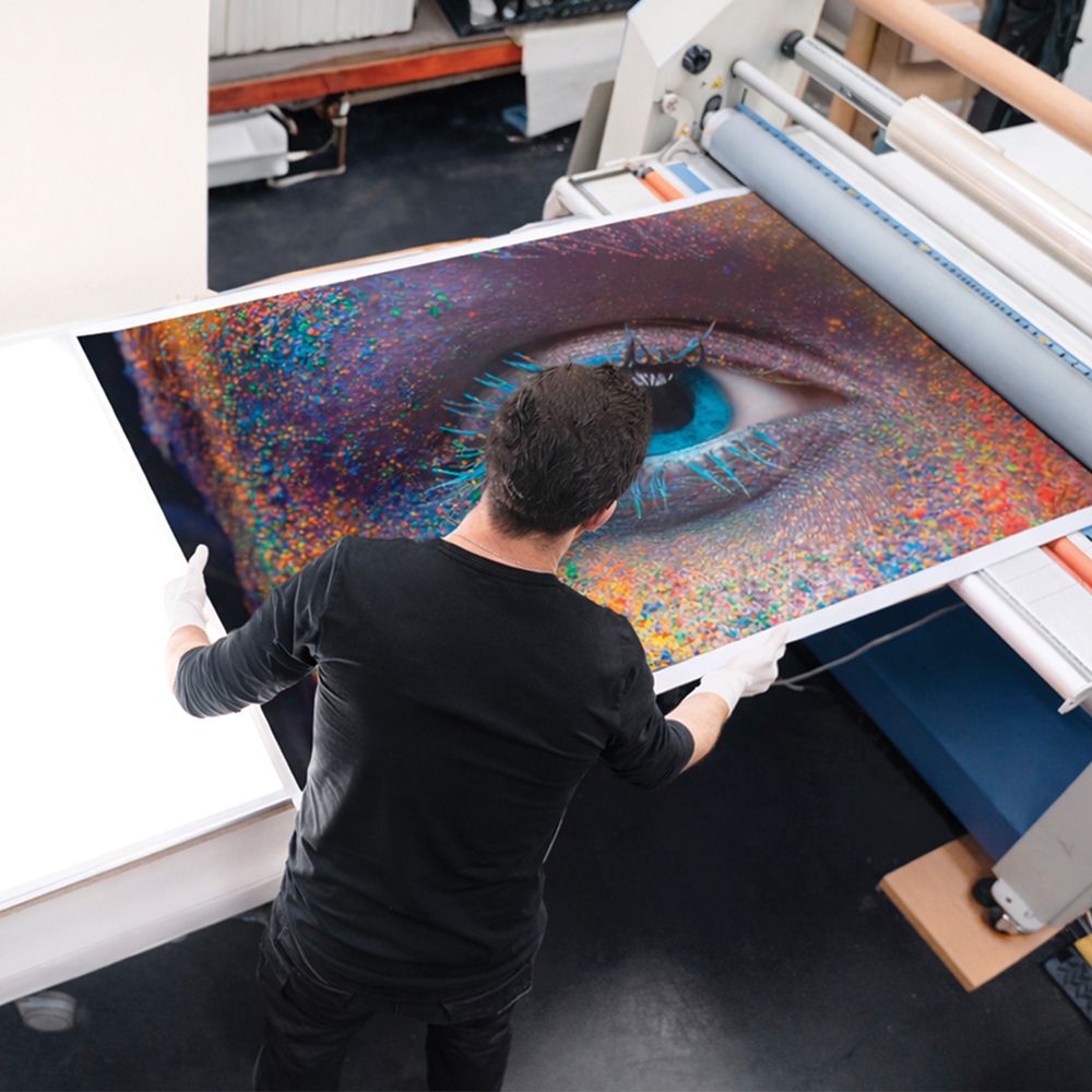 Processus de production de la décoration murale