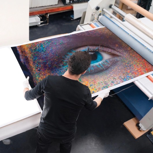 Processus de production de la décoration murale