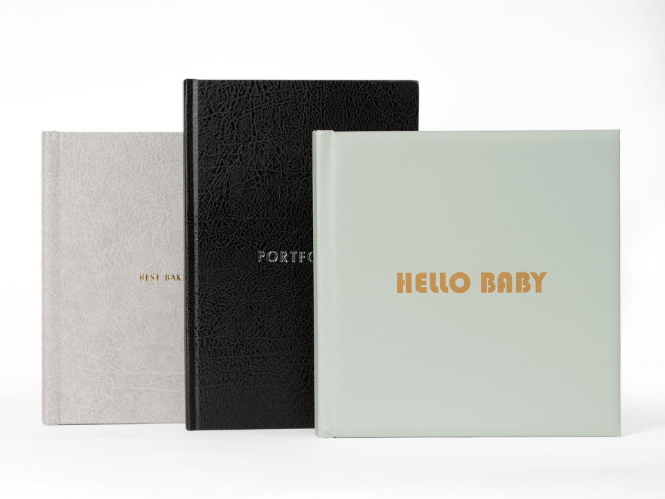 Lasertext auf dem Fotobuch