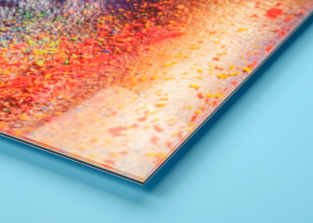 Foto unter Acrylglas – Ansicht von der Seite