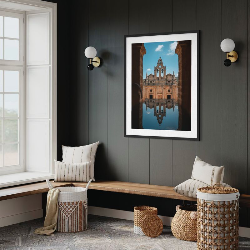 Foto im Rahmen mit Passepartout