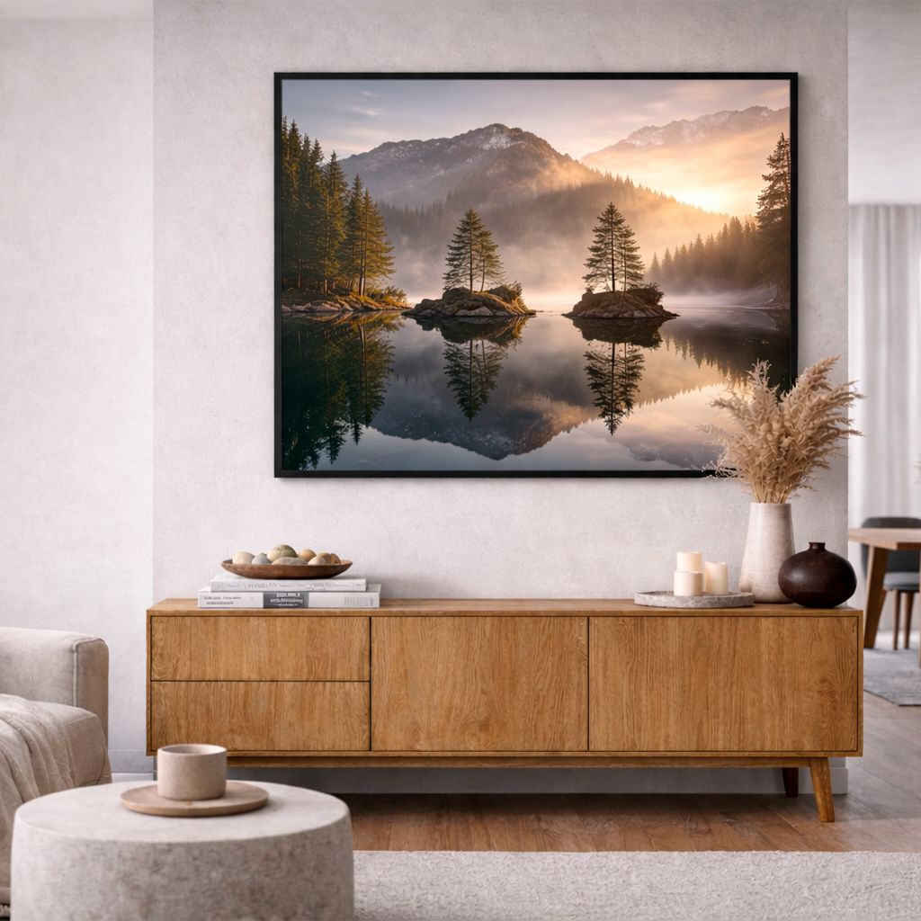 Fotoposter im Rahmen