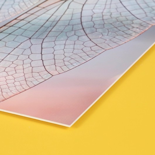 Fine Art Print auf Polystyrol Ecke