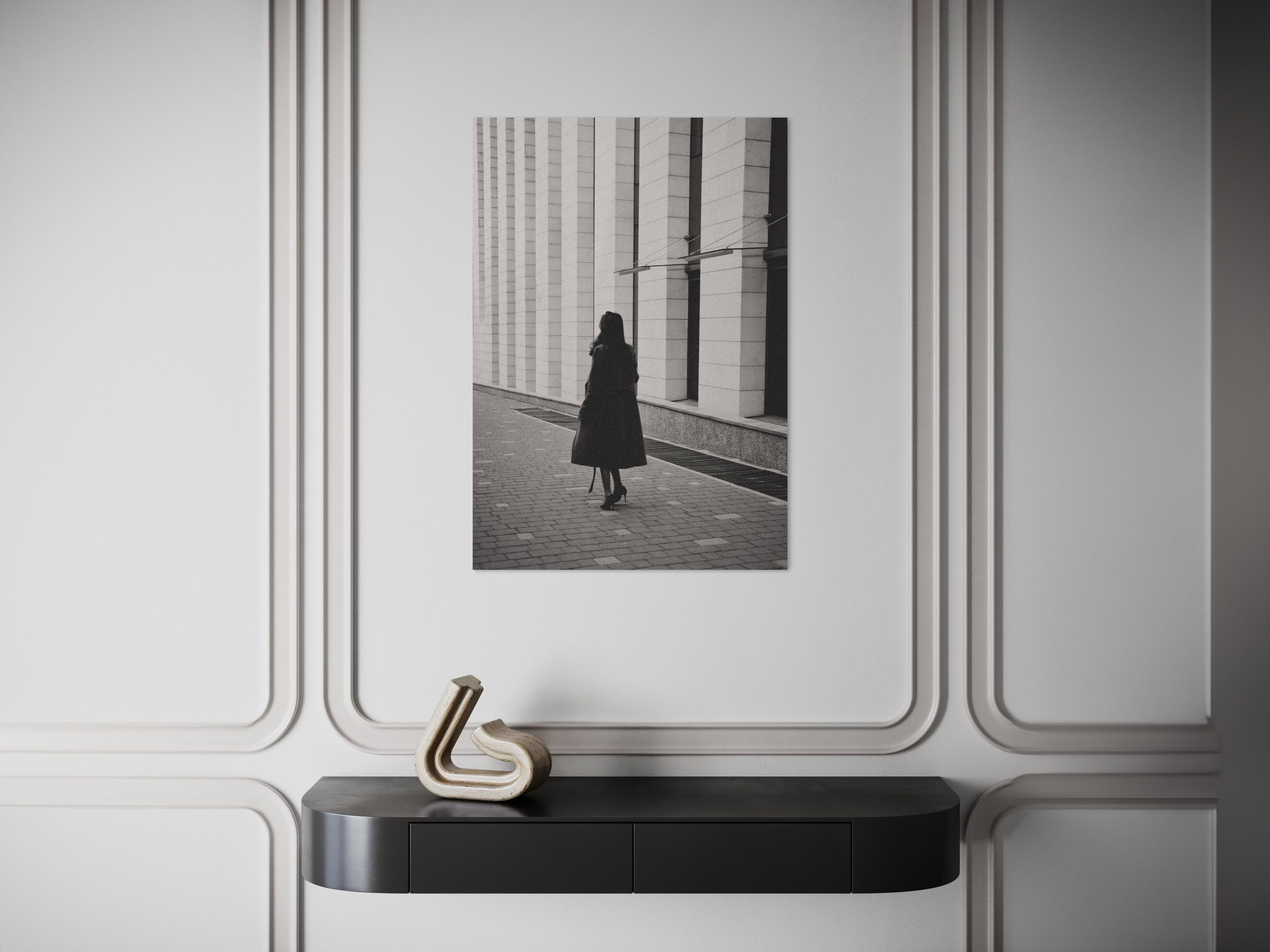 FineArt-Print auf Forex im Interieur