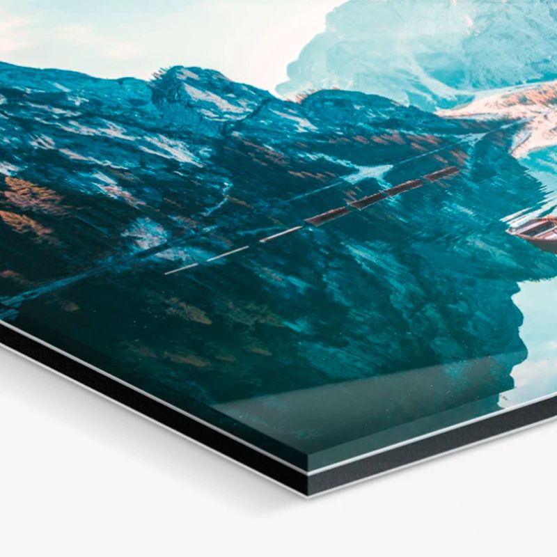 Foto unter Acrylglas – Materialansicht