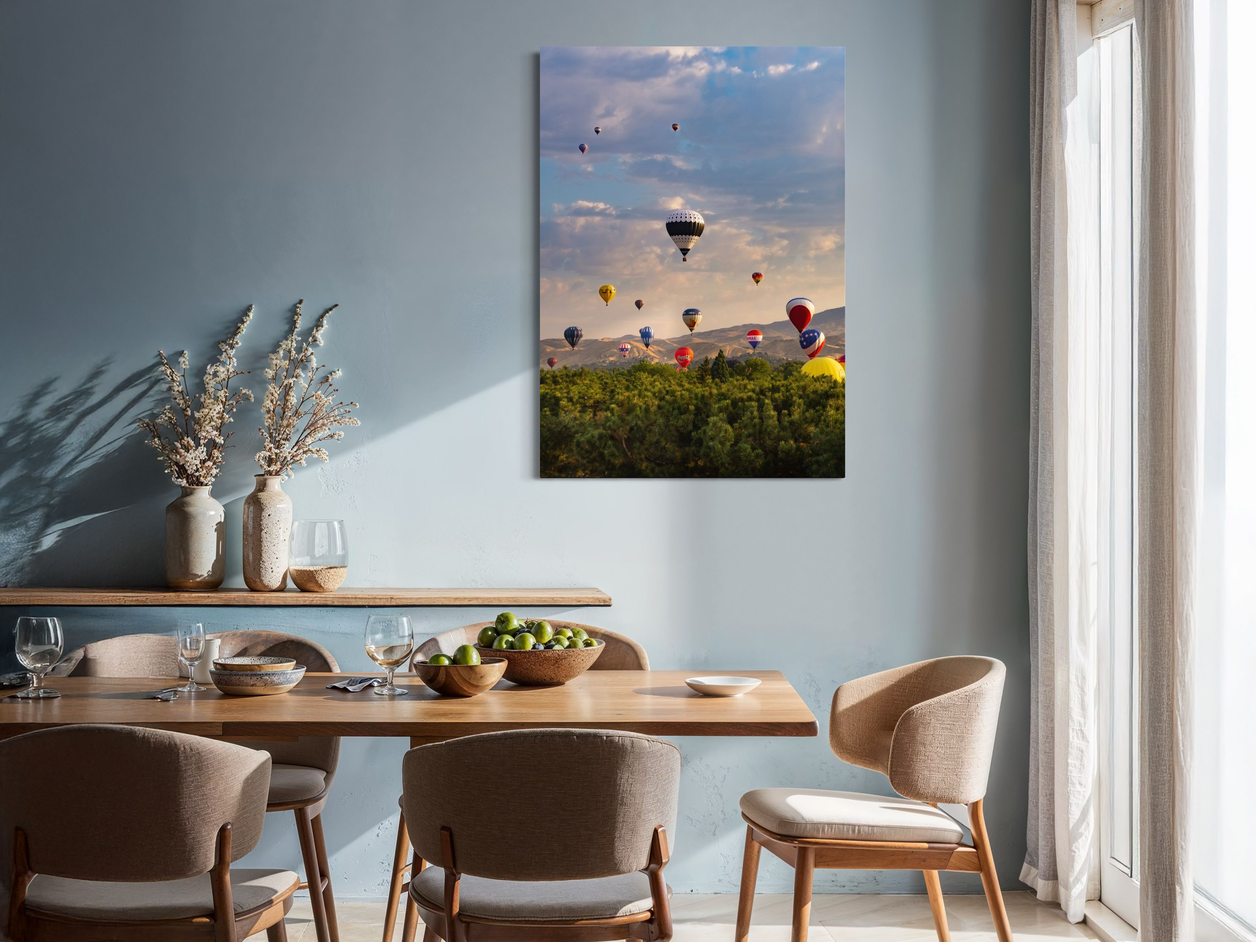 Foto auf Polystyrol im Interieur