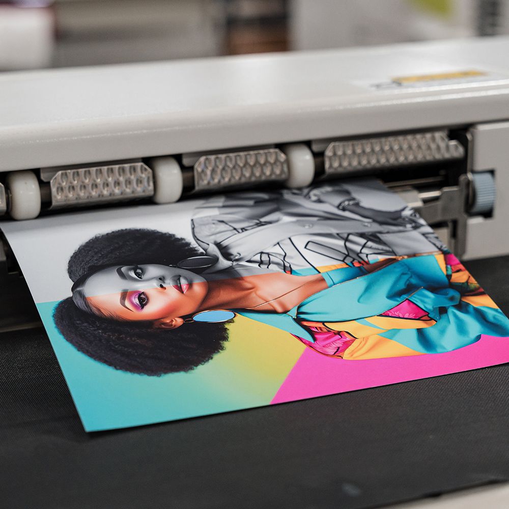 Photo exposée sur papier photo