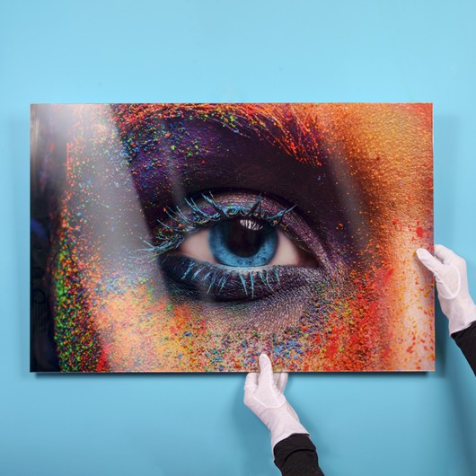 Foto hinter Acrylglas