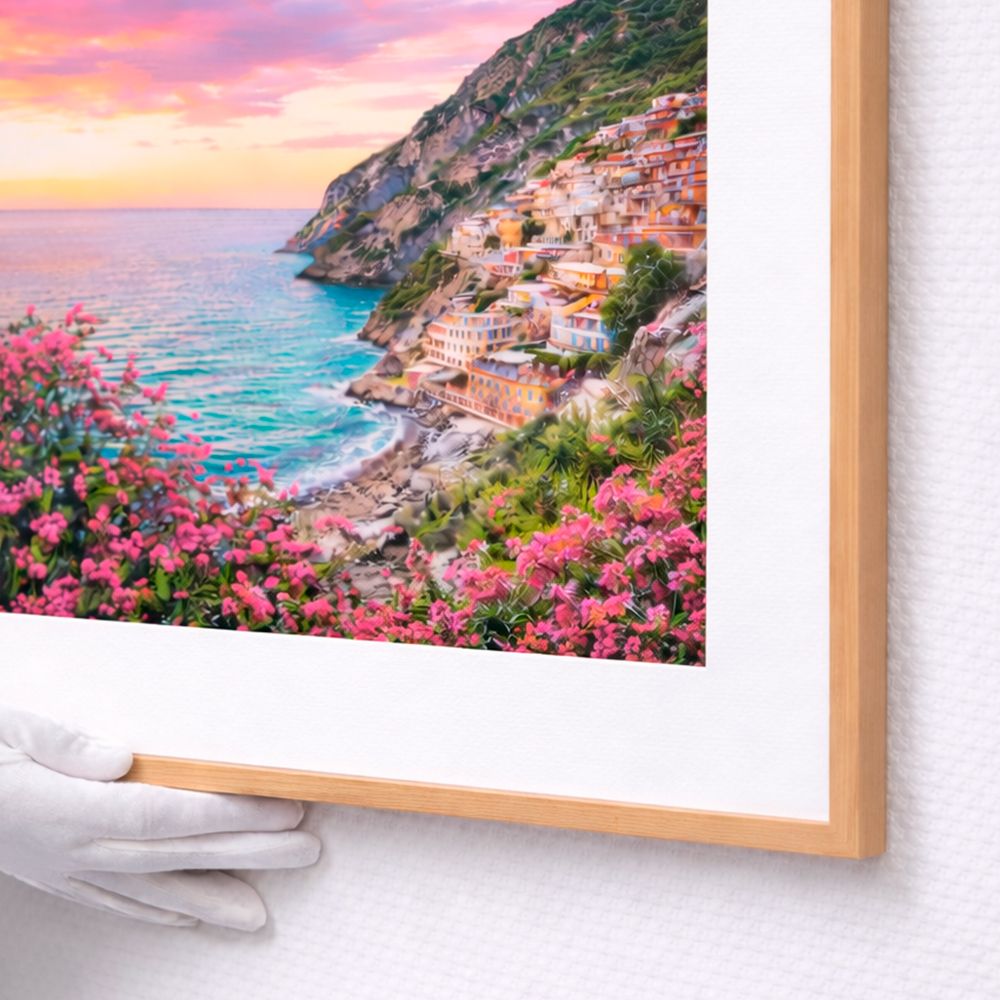 Foto mit Passepartout auf FineArt-Papier gedruckt