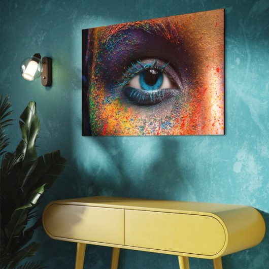 Foto hinter Acrylglas im Interieur