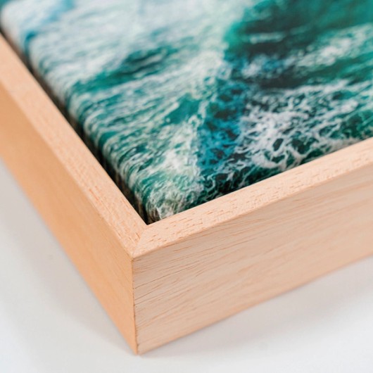 Foto auf Leinwand im Schattenfugenrahmen