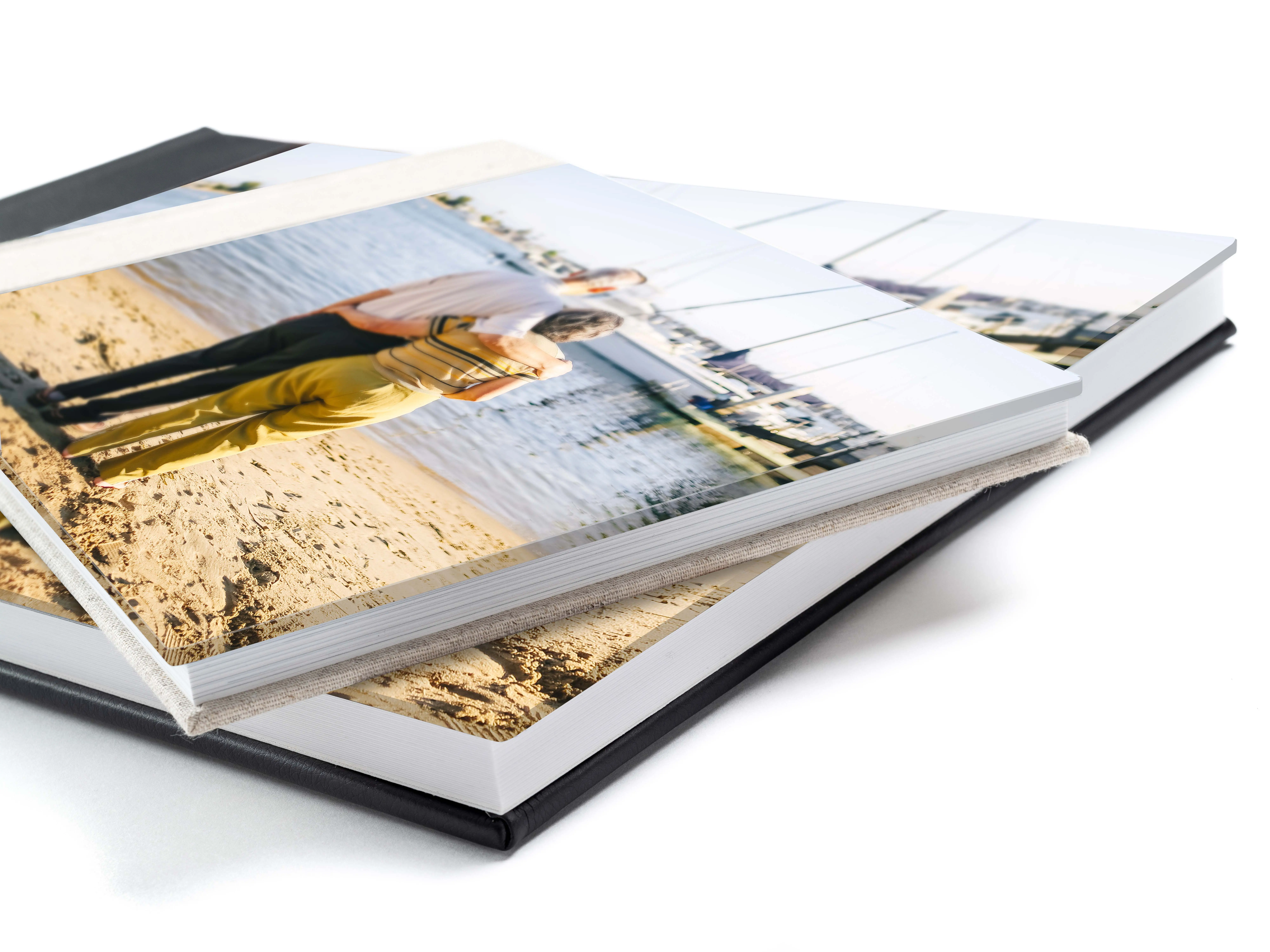 Fotobuch mit Wasser und Strand
