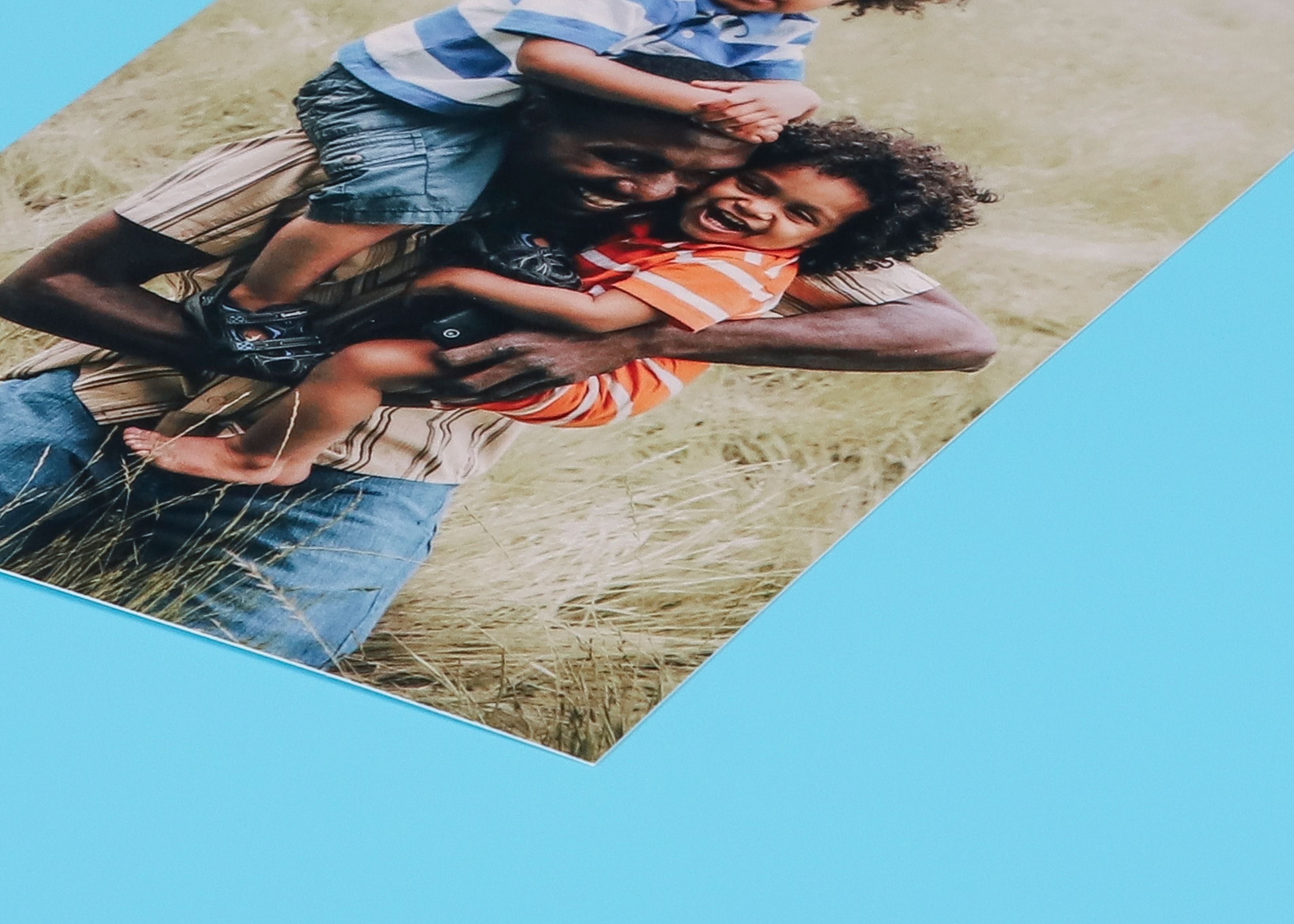 Fotoabzug von der Seite