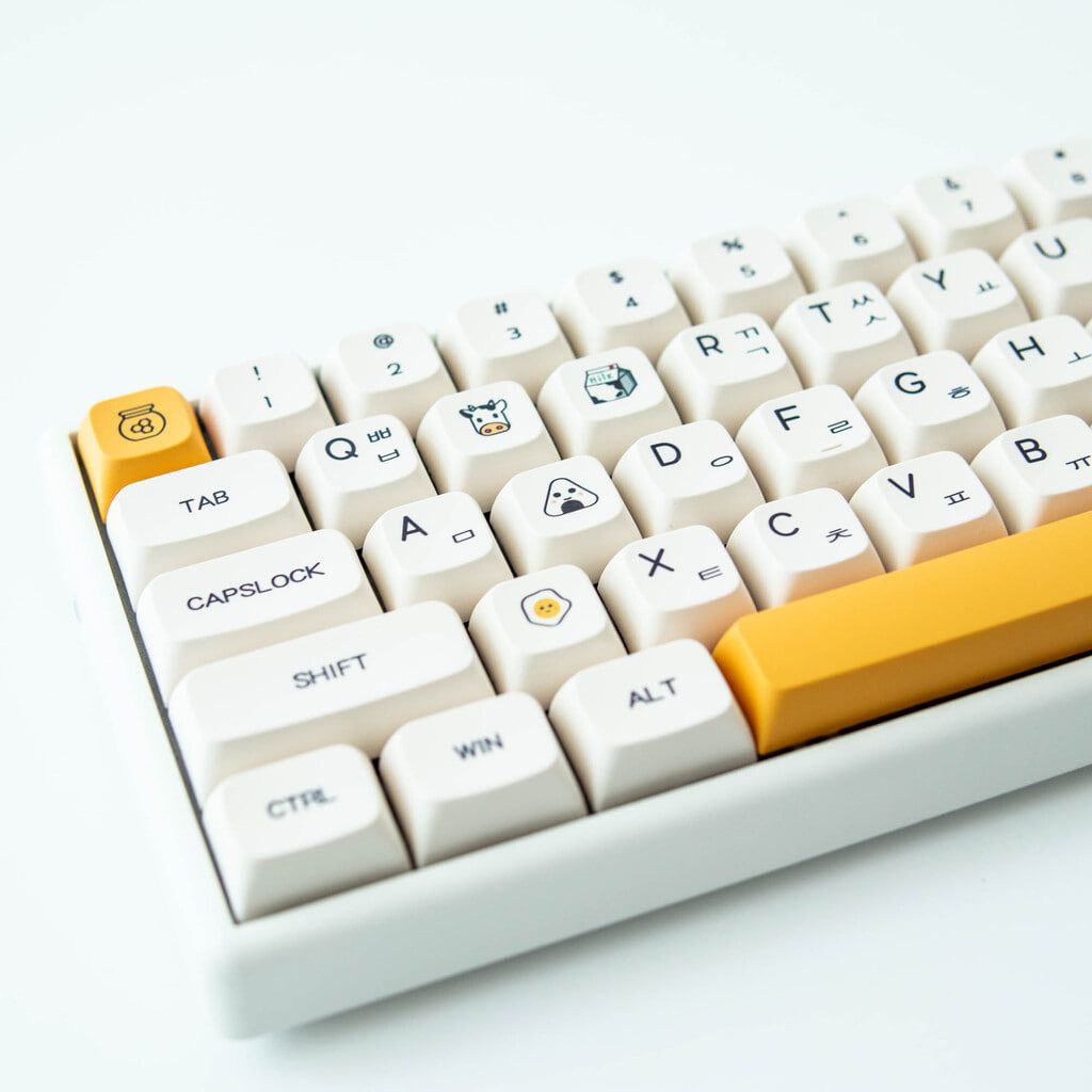 꿀벌 XDA 키캡 한글
