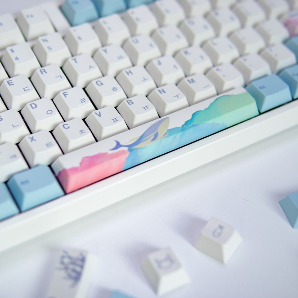 키캡연구소 고래 한글 XDA 키캡