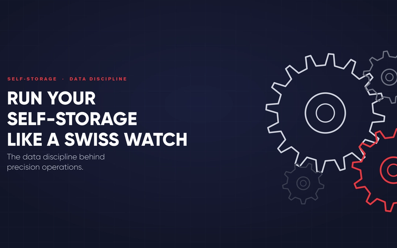 Interlocking watch gears as a metaphor for connected self-storage operational systems — Run Your Self-Storage Like a Swiss Watch