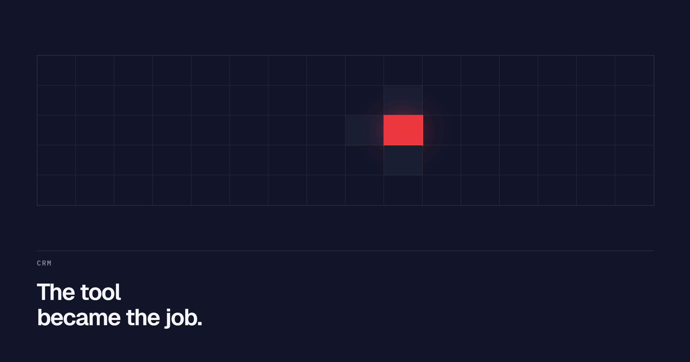 CRM is a project