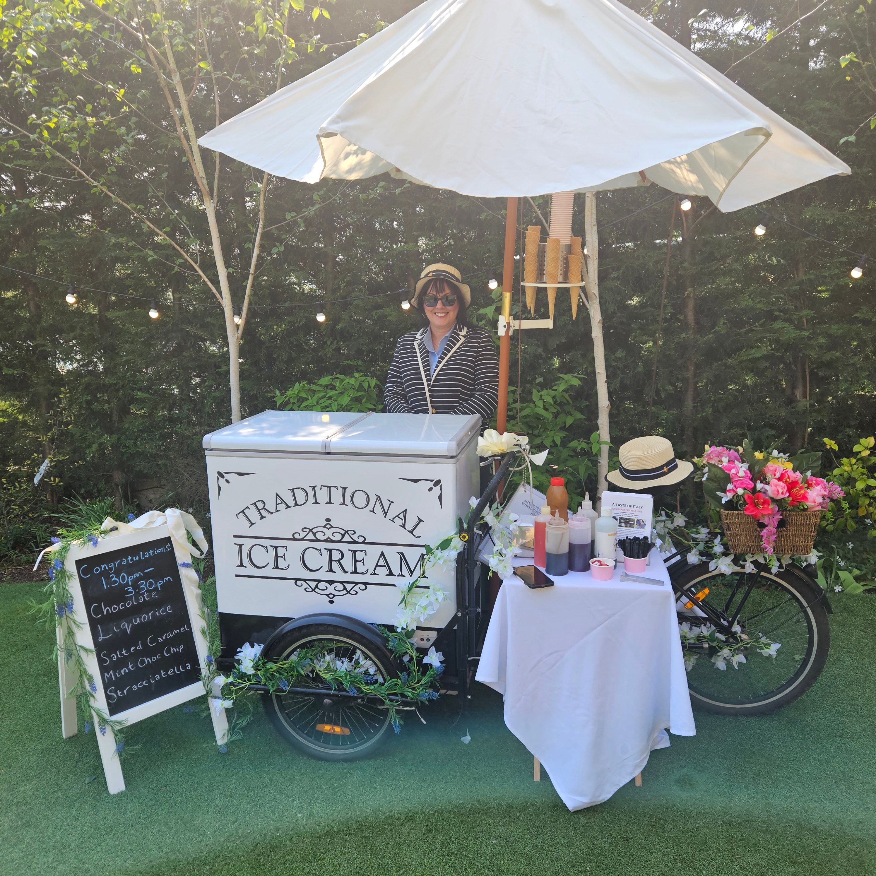 A Taste of Italy ice cream tricycle