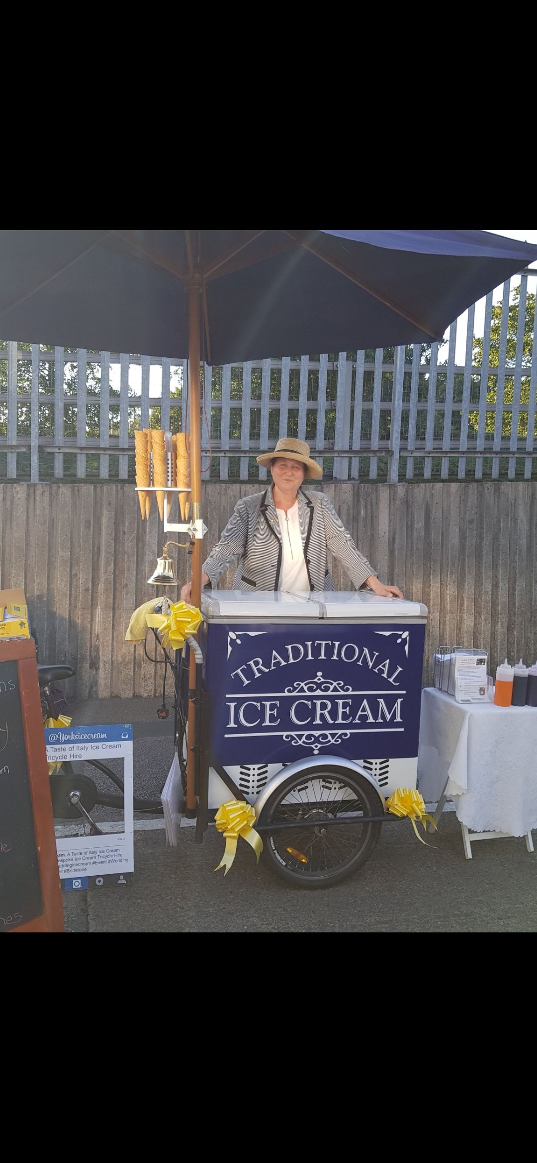 A Taste of Italy ice cream tricycle