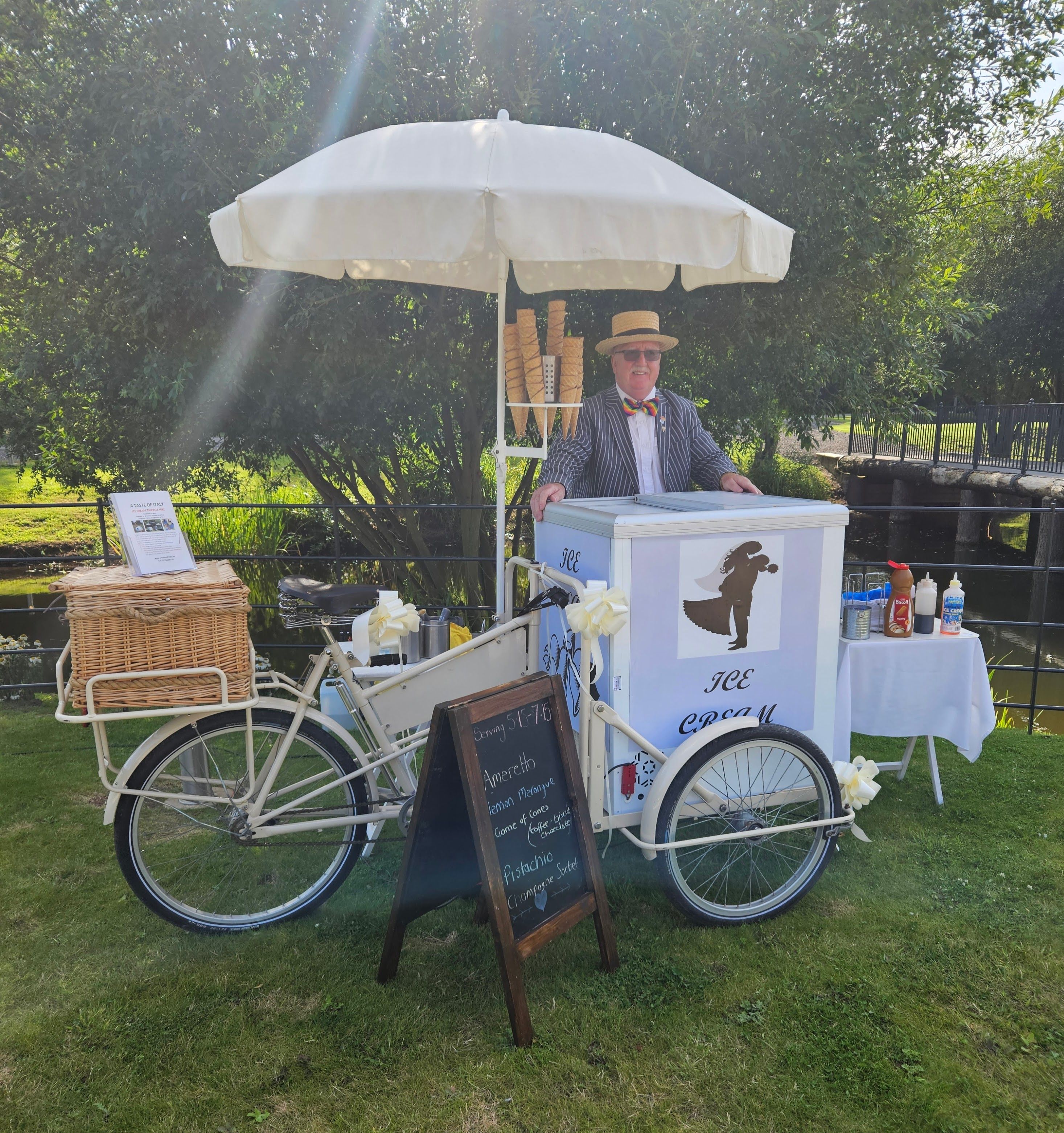 A Taste of Italy ice cream tricycle