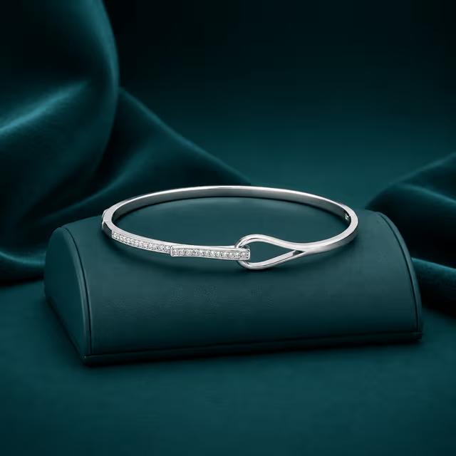 925 Silver Bangle Bracelet